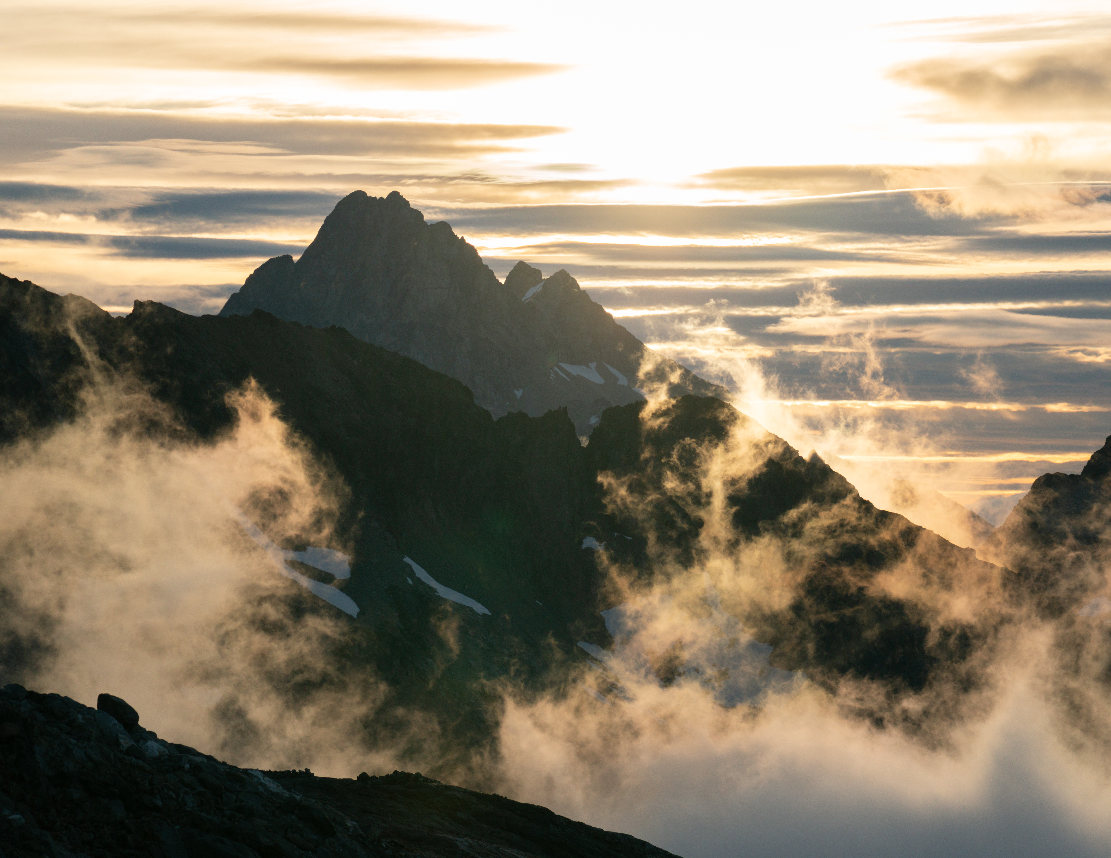 North Cascades at sunrise
