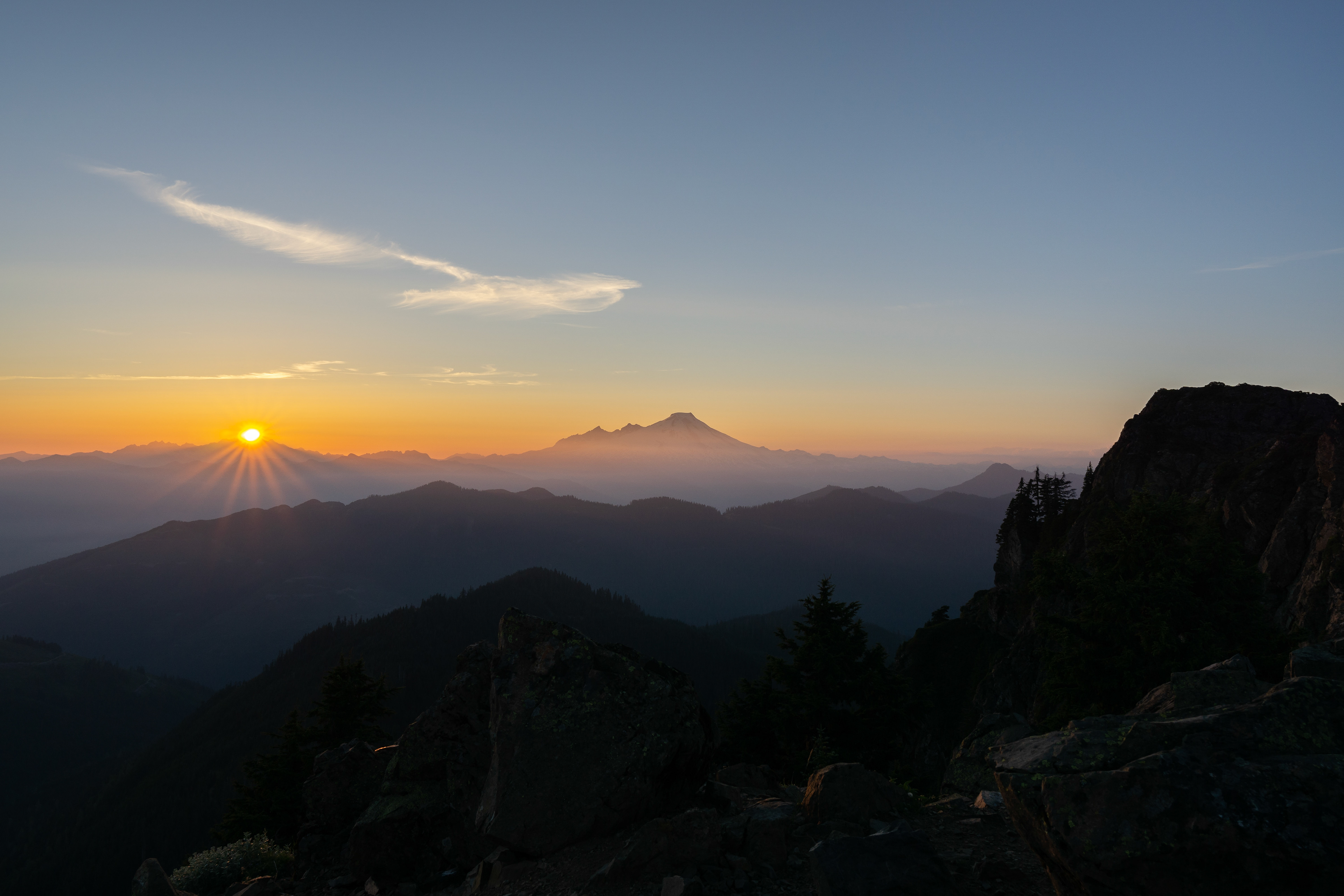 Sunset on Mt. Baker