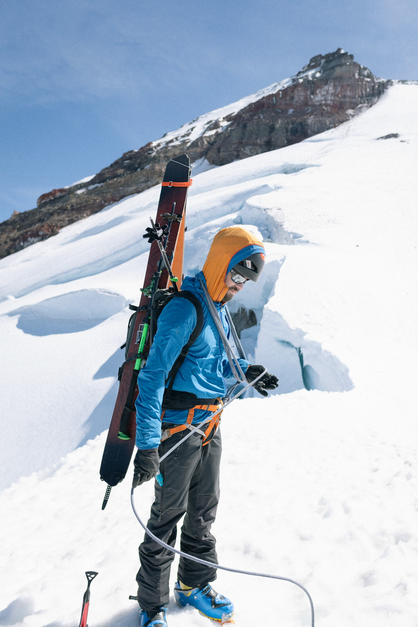 Michael at the base of the Roman Wall