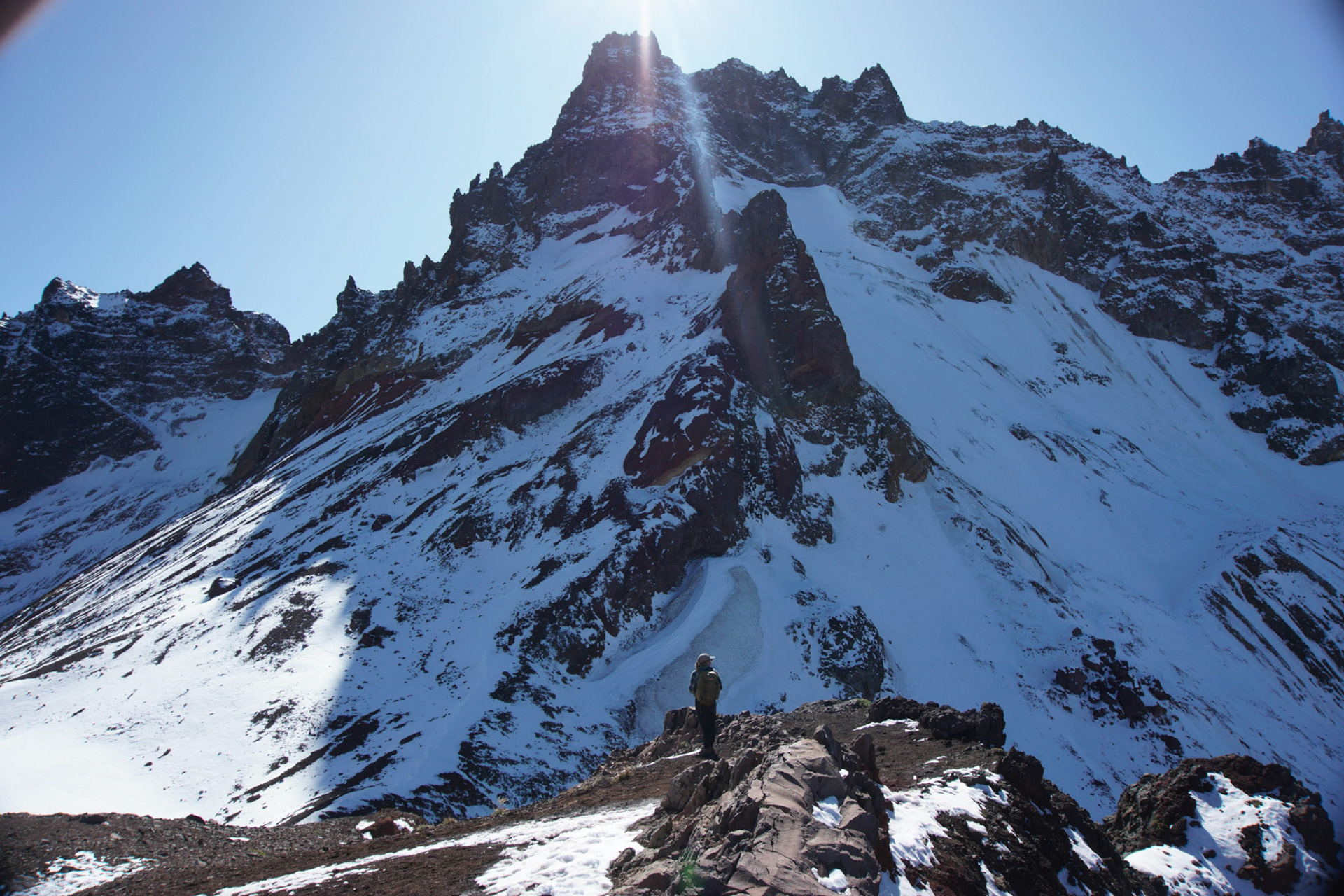 Claire at Broken Top saddle