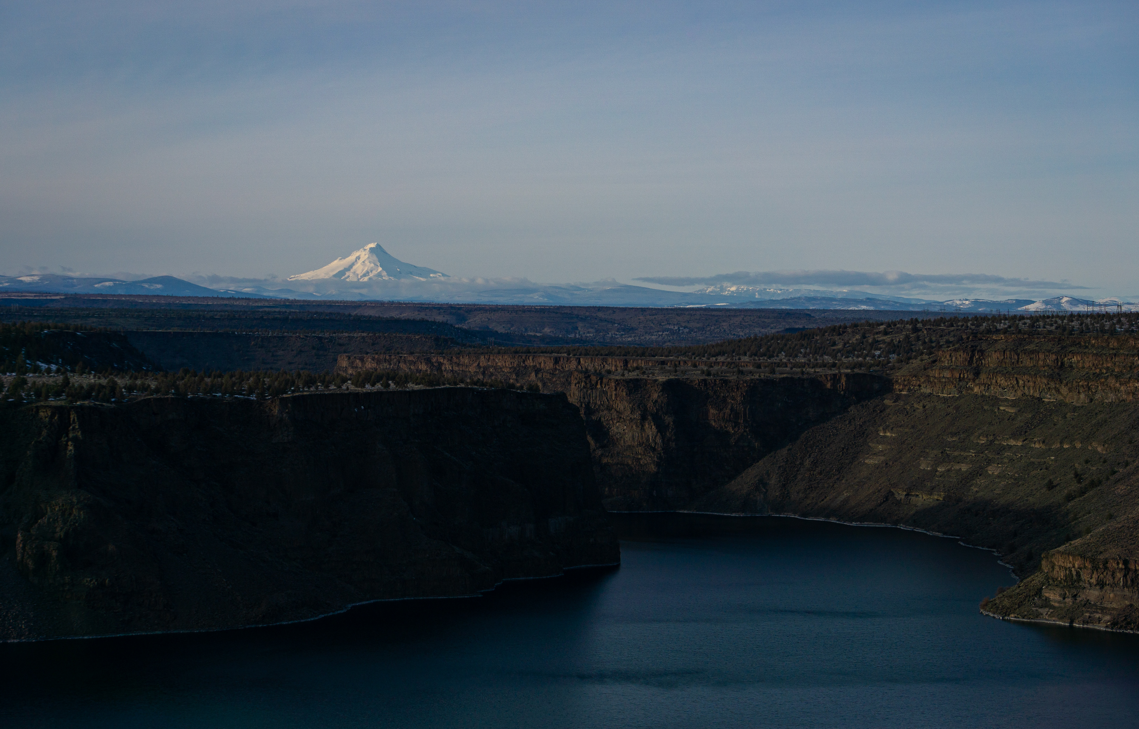 Palisade Cove and Mt. Hood in the distance