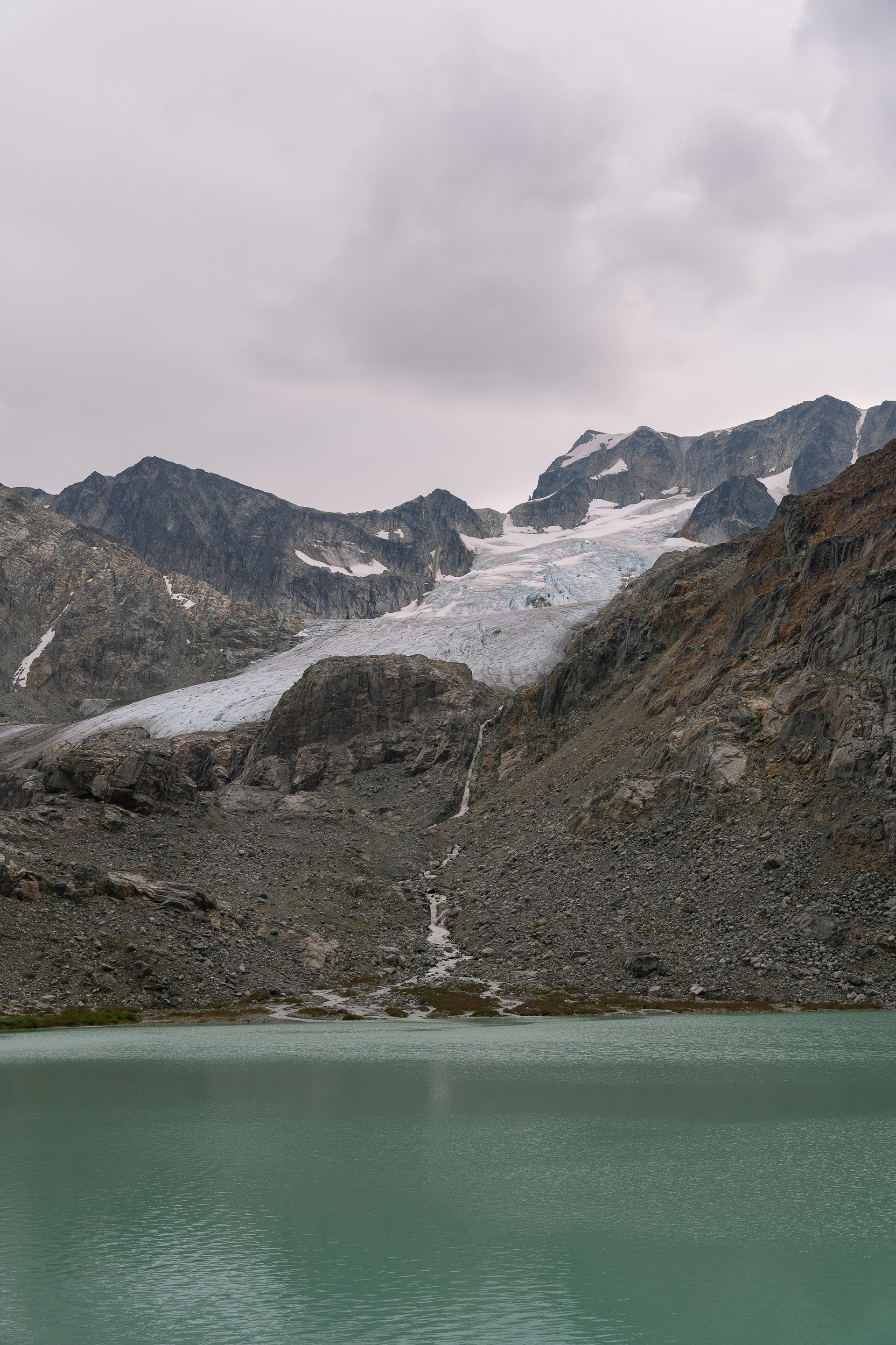 Wedgemount Glacier and Tupper Lake