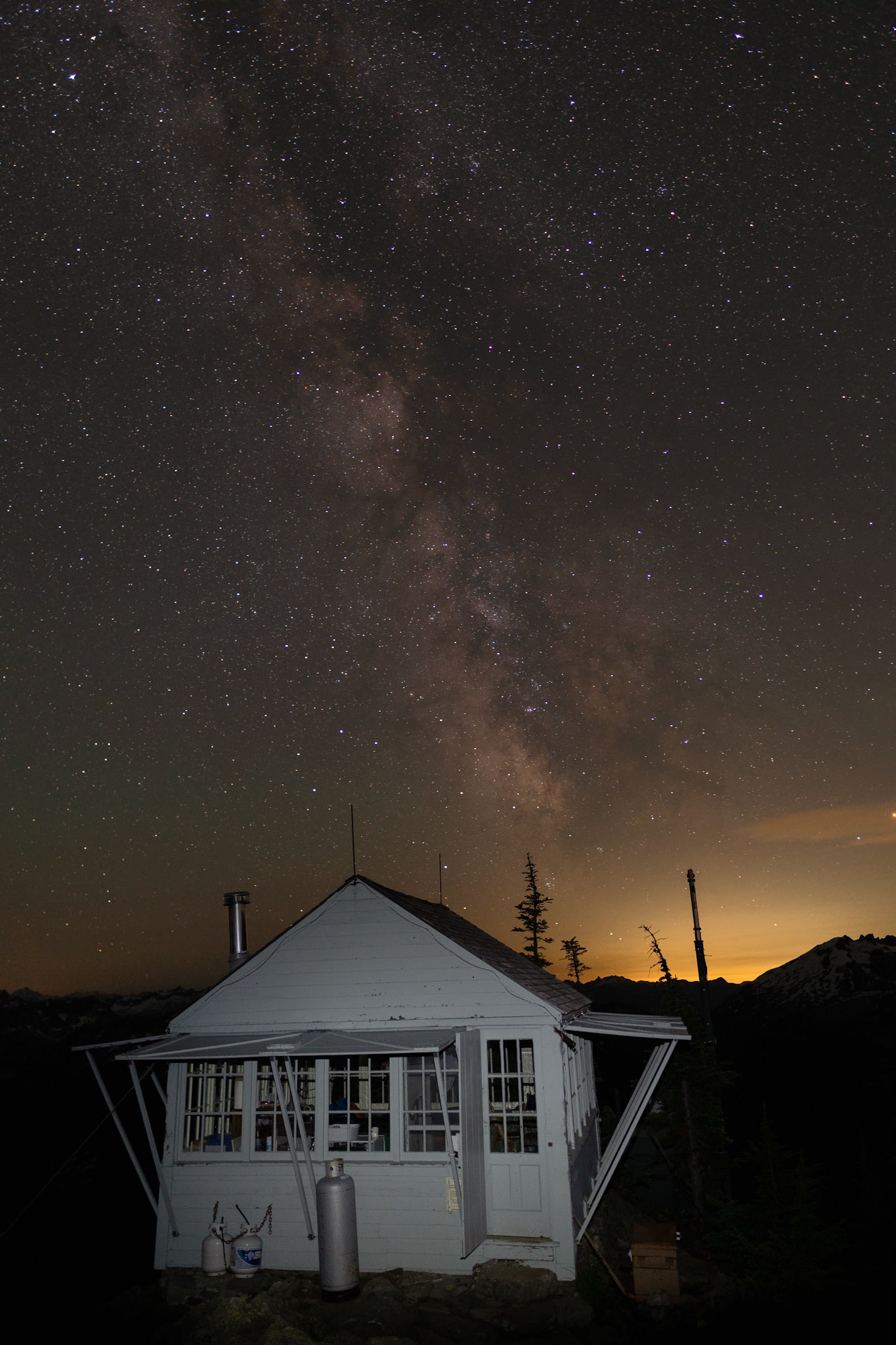 Milky way over Copper Lookout