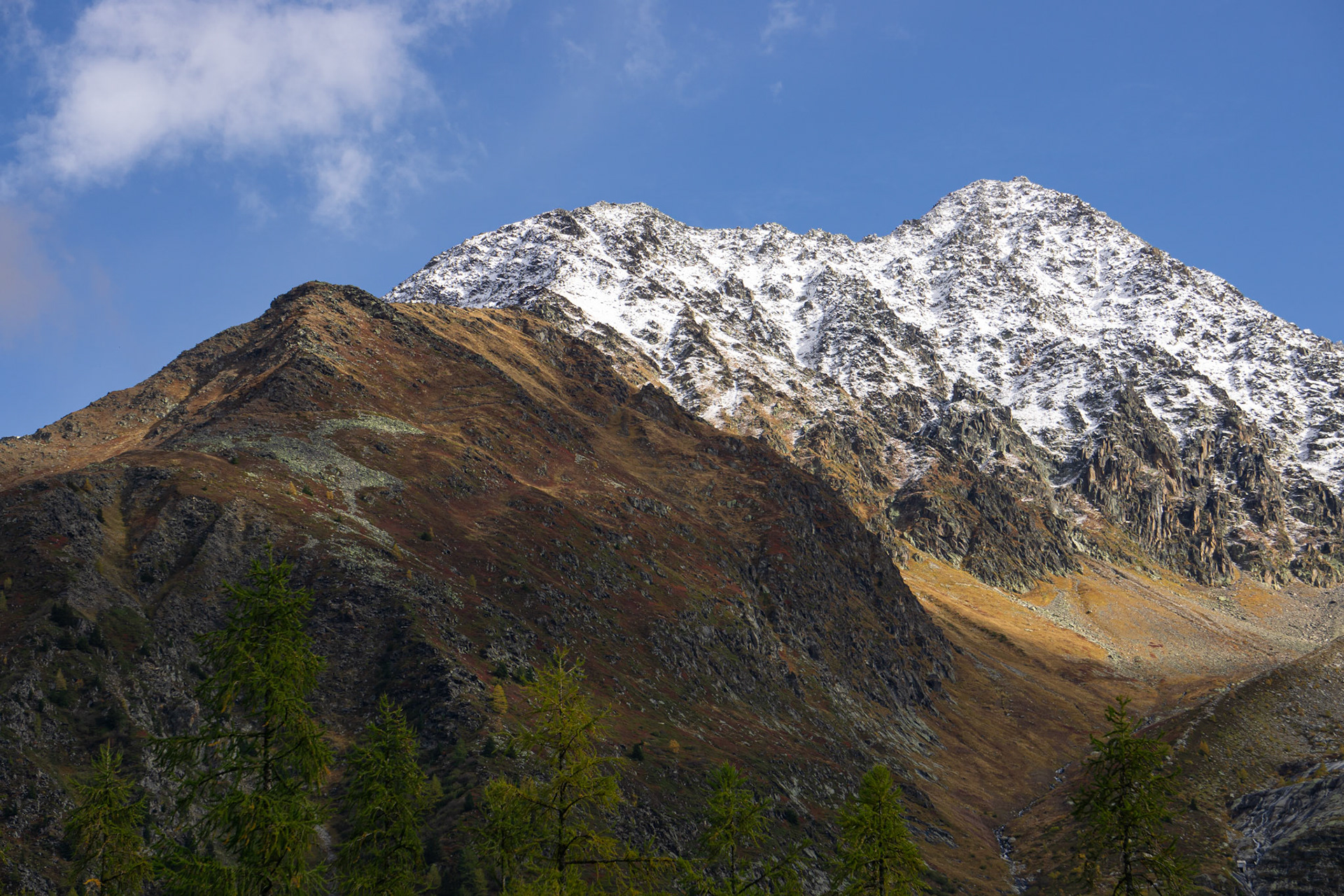 Fall colors in Argentiere