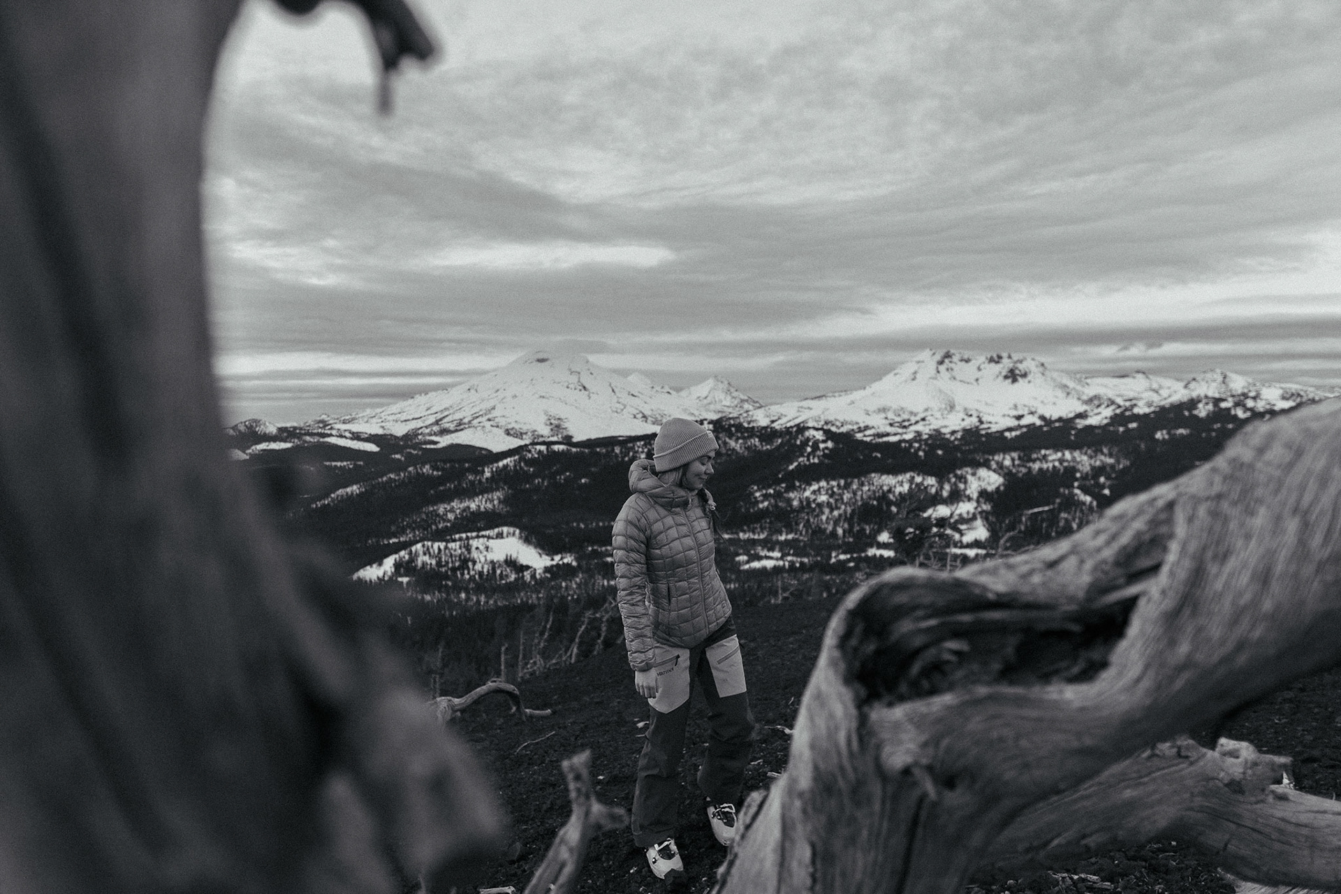 Lila on Mt. Bachelor cone