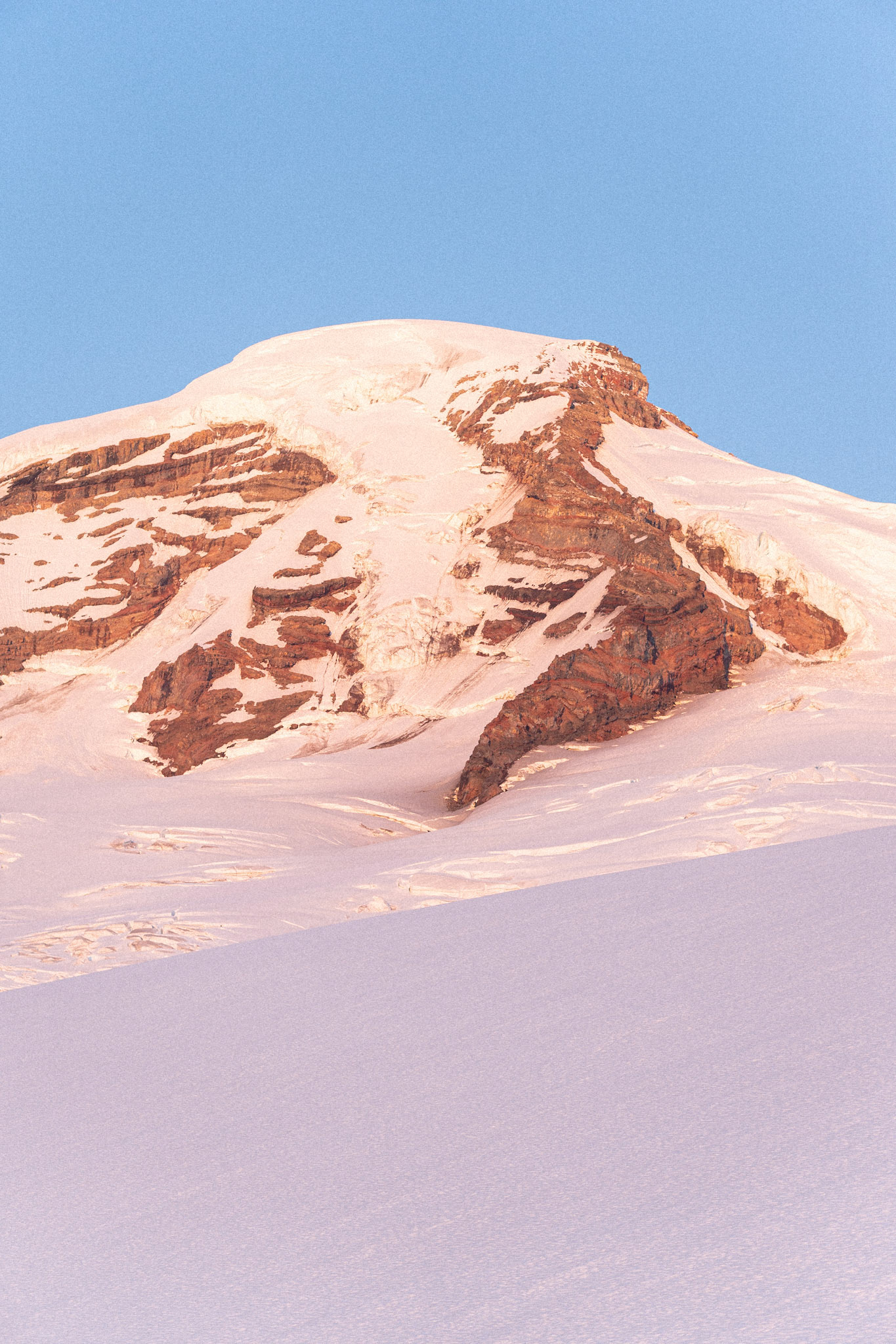 Mt. Baker from Hogsback Camp