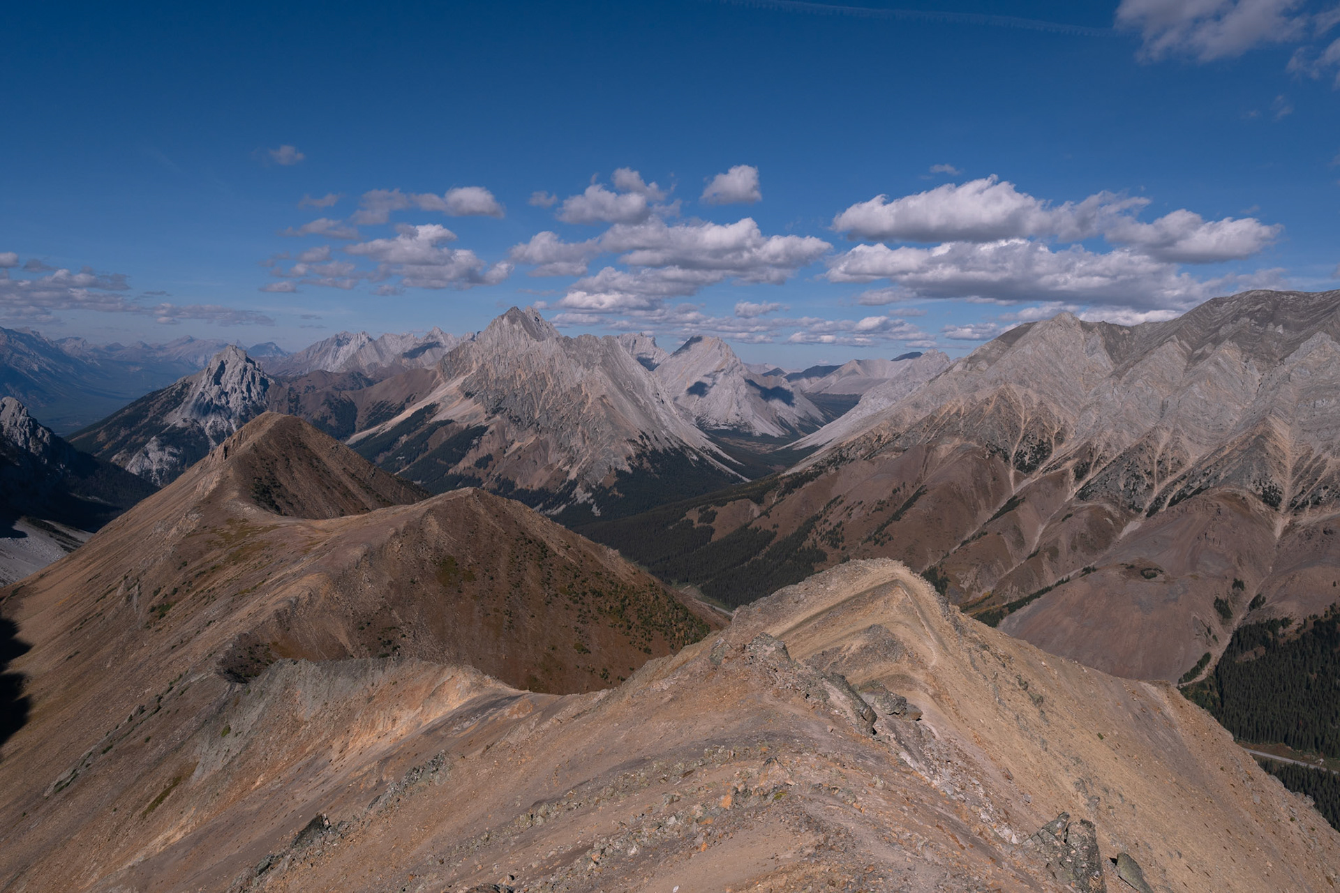 High up in Kananaskis Country