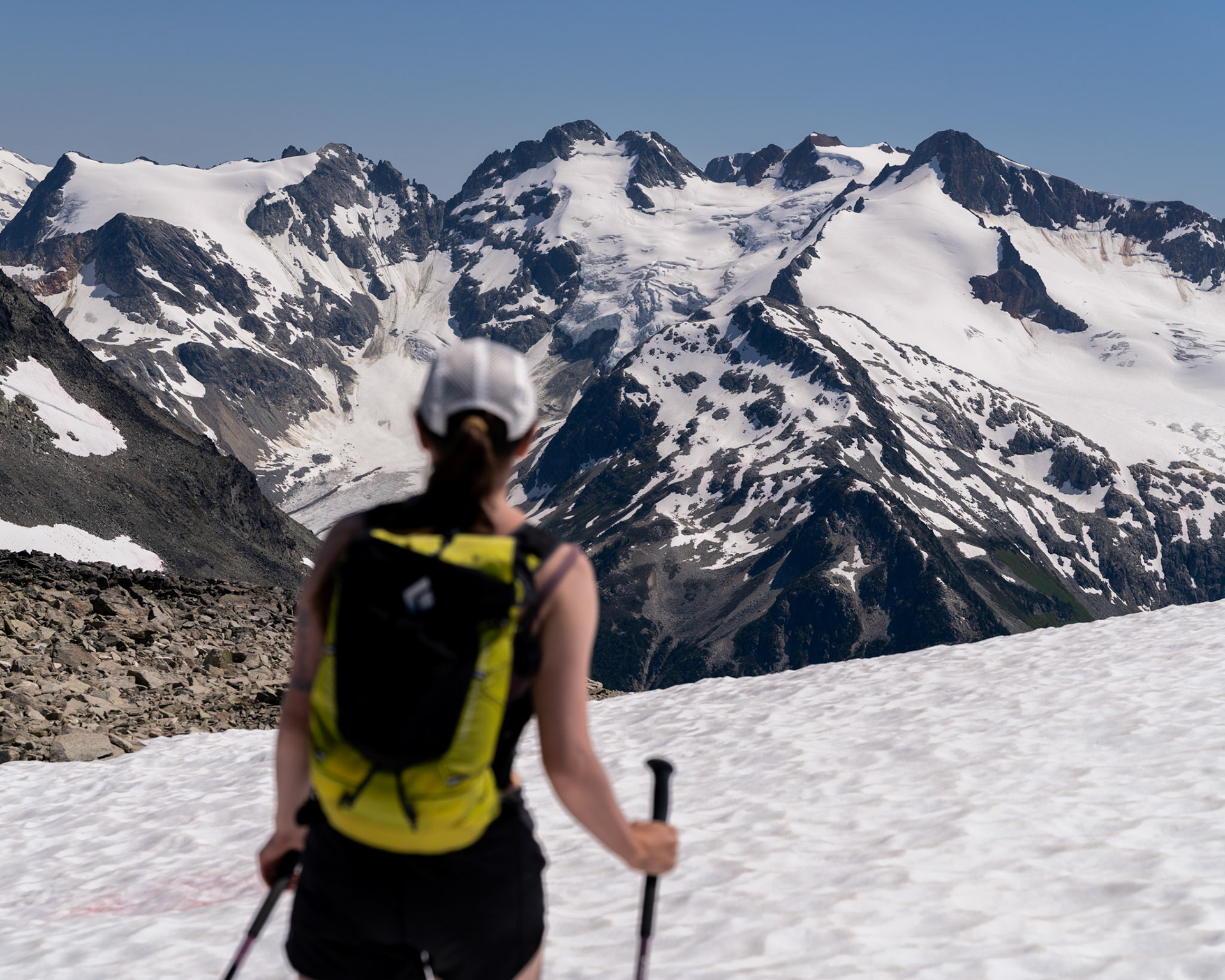 Lila at the summit of Decker Mountain