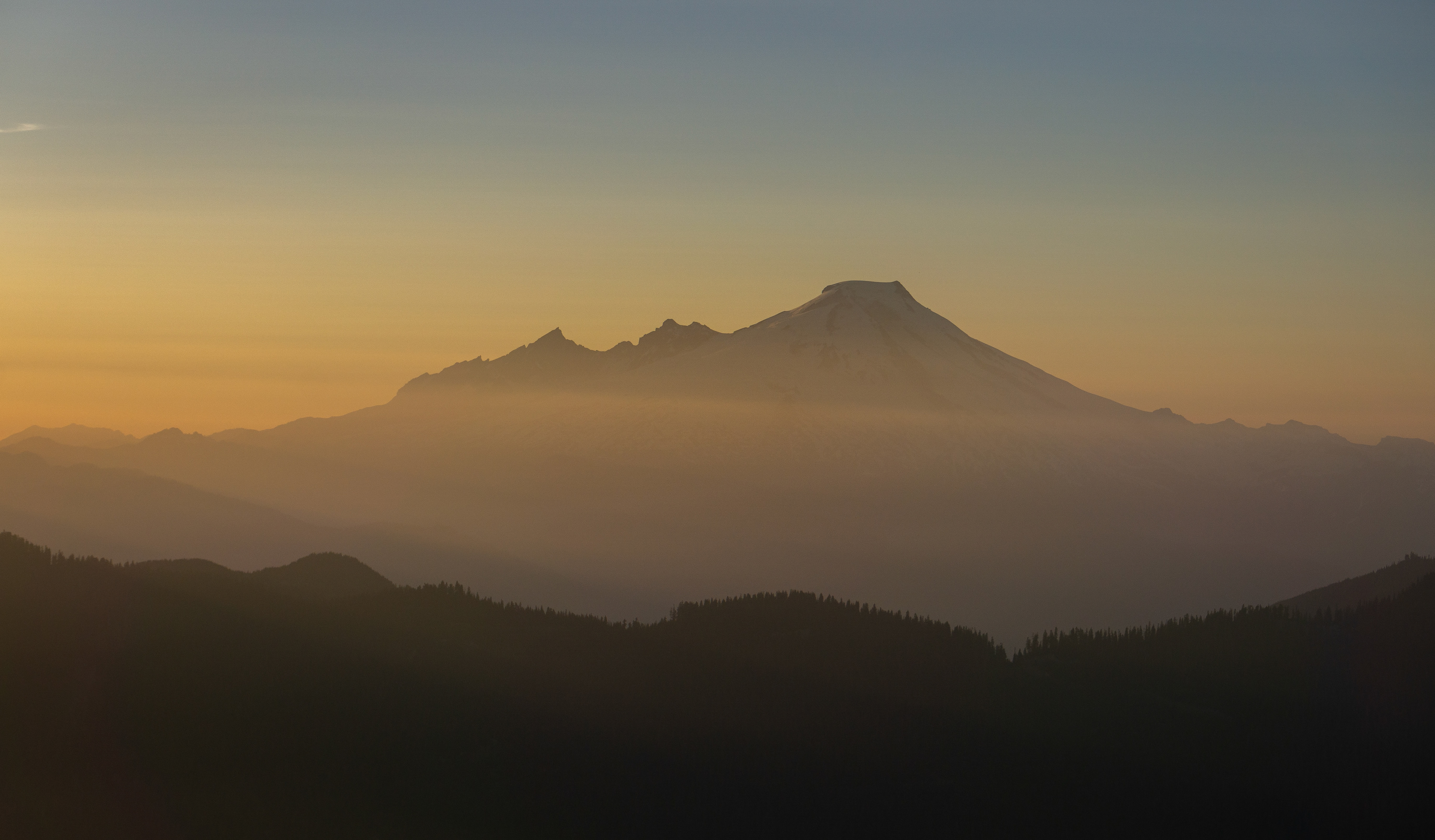 Sunset on Koma Kulshan