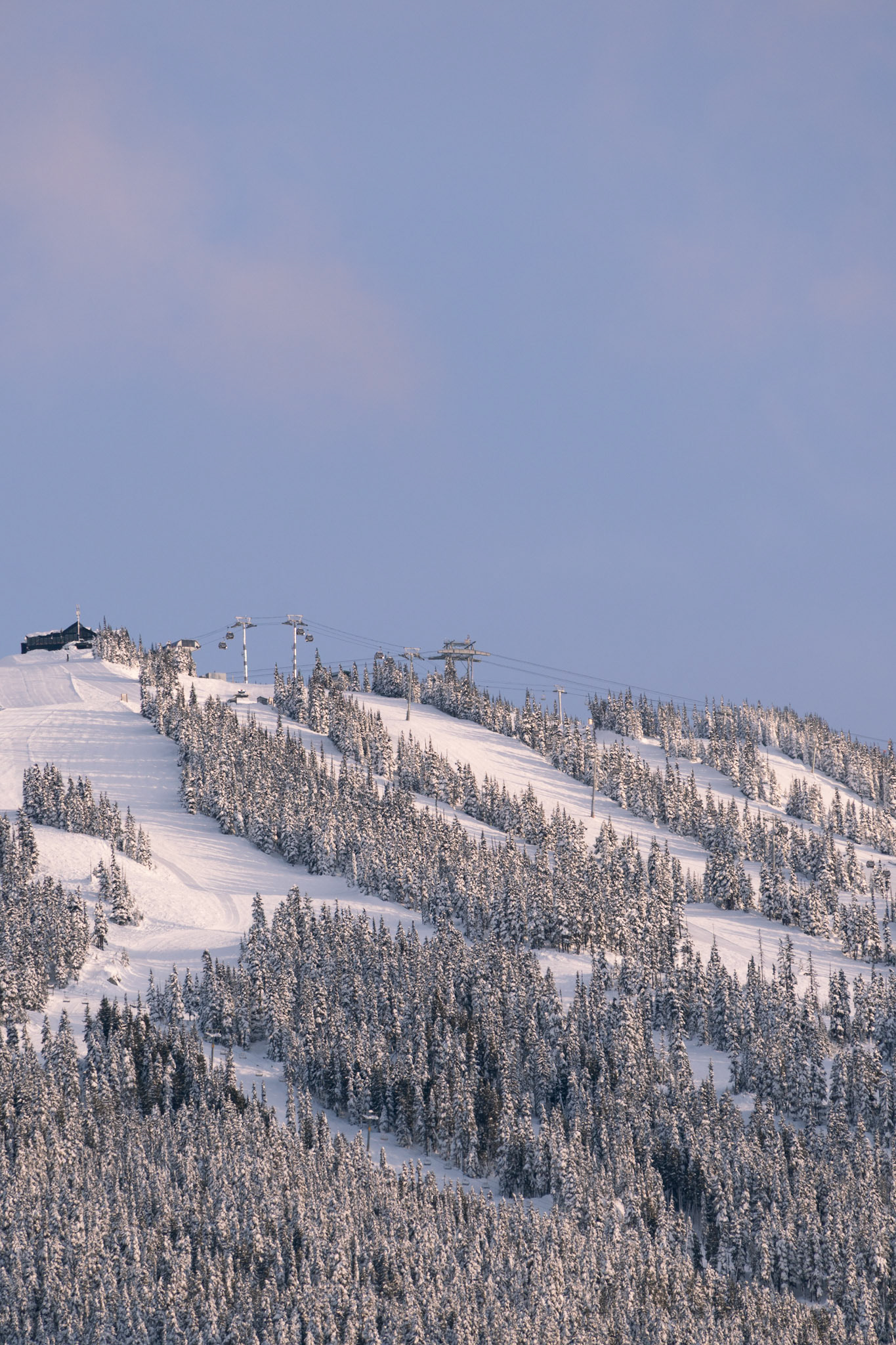 Blackcomb at sunset