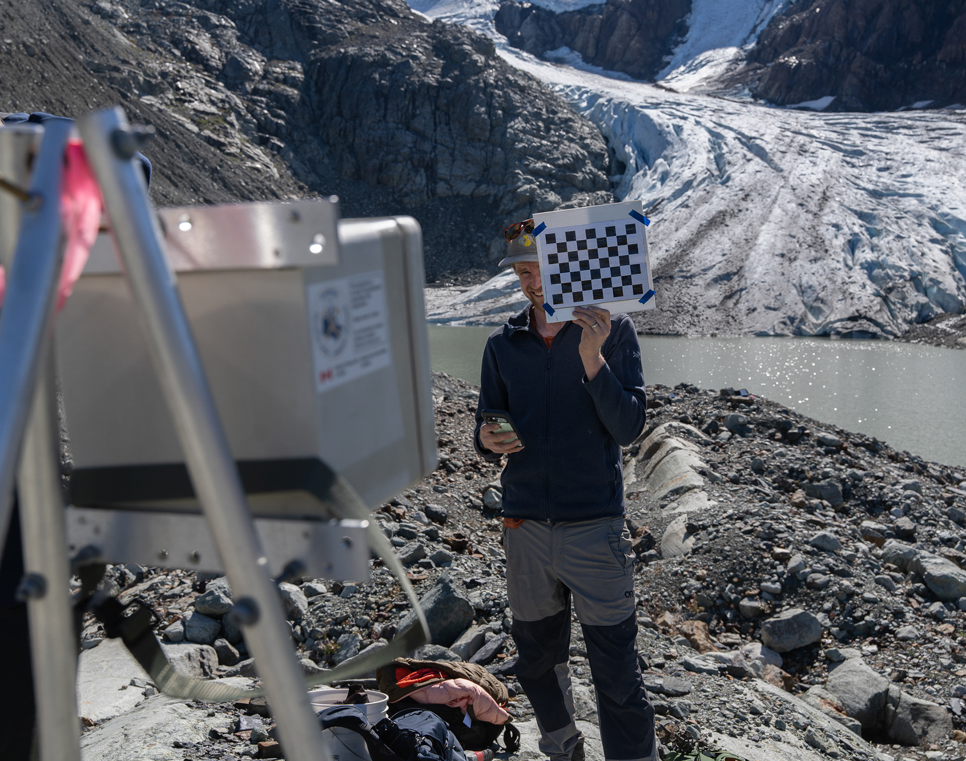 Setup of time lapse cameras