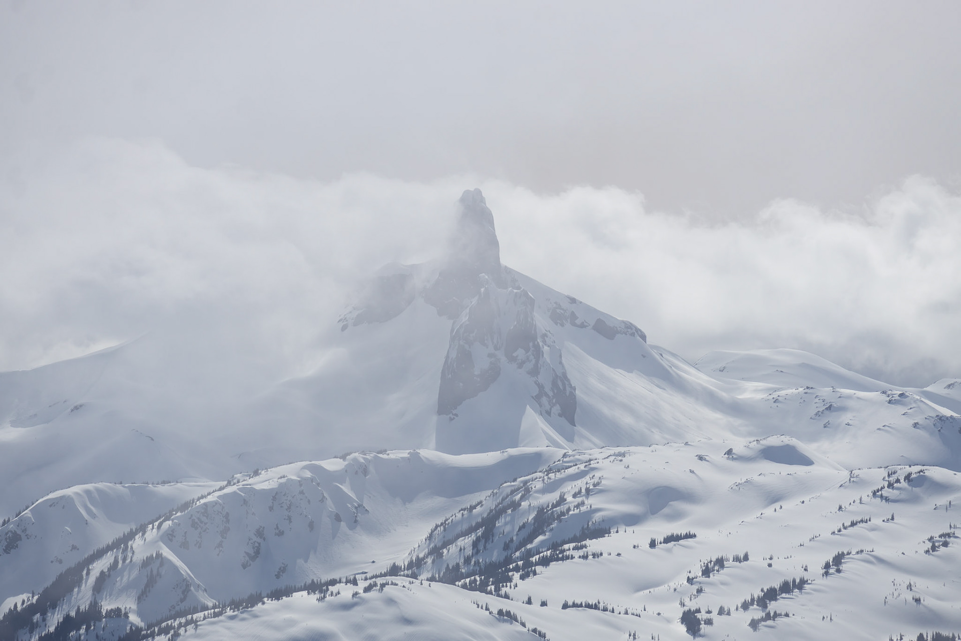 Black Tusk: the remnant of an extinct andesitic stratovolcano