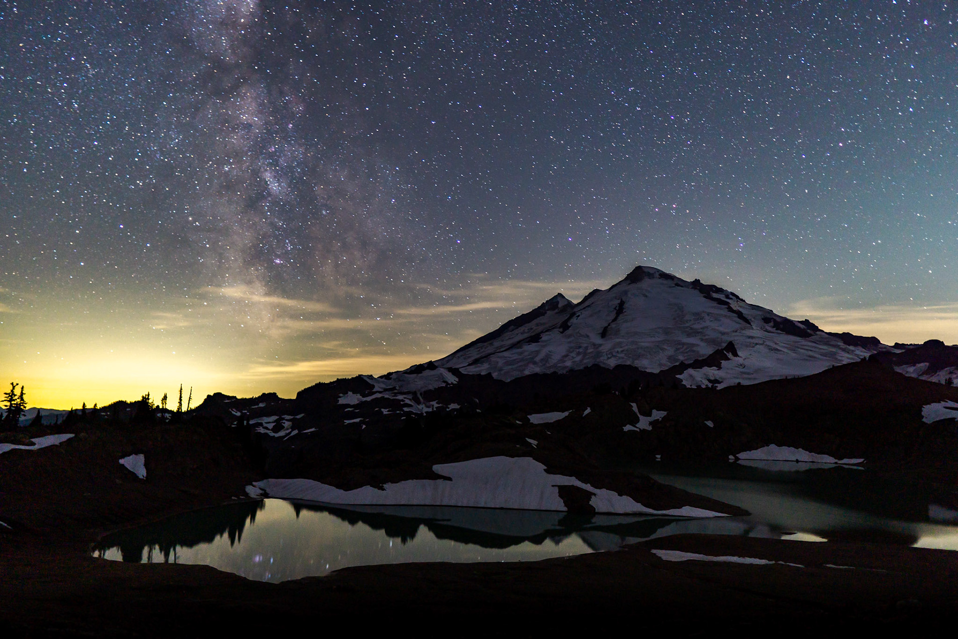 Milky Way over Mt. Baker