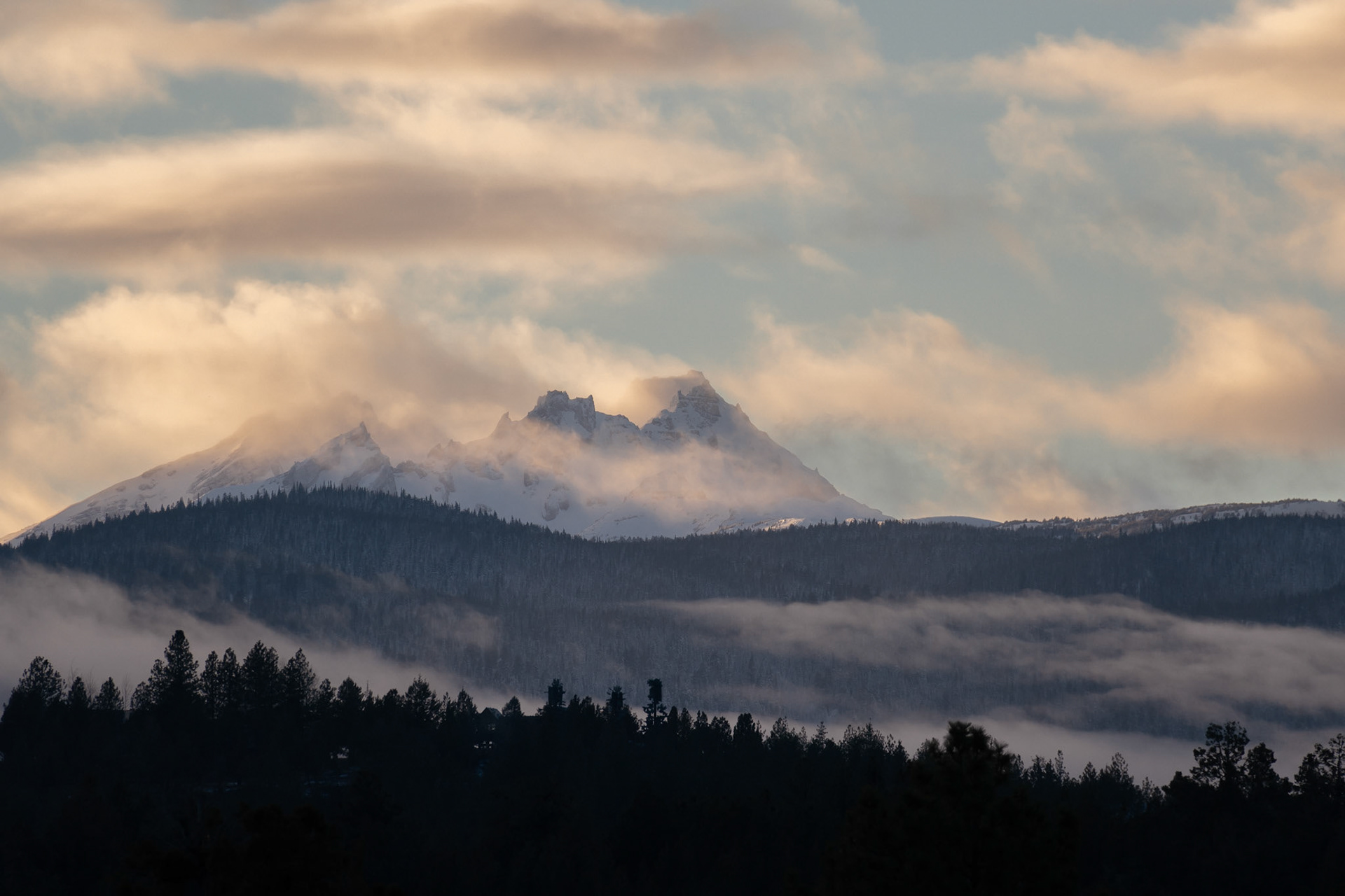 Broken Top when the storm breaks