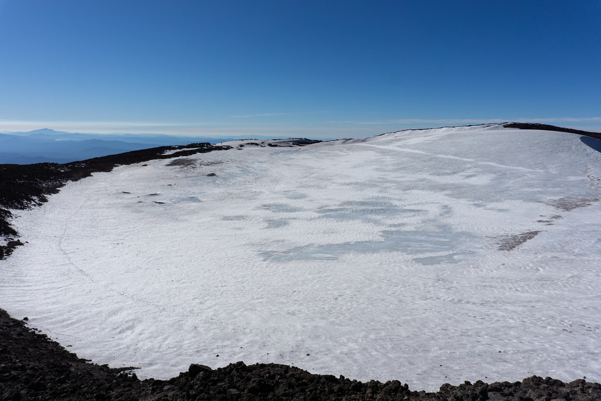 South Sister Summit Crater