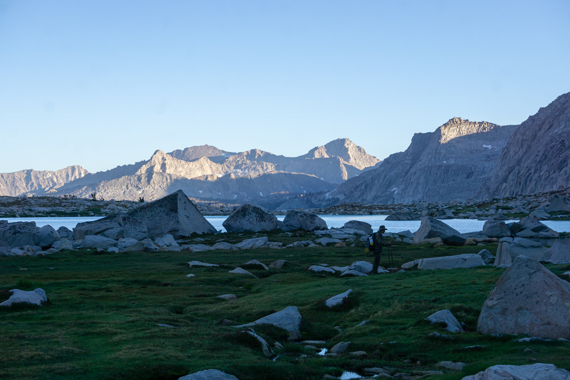 Zac in Nine Lakes Basin