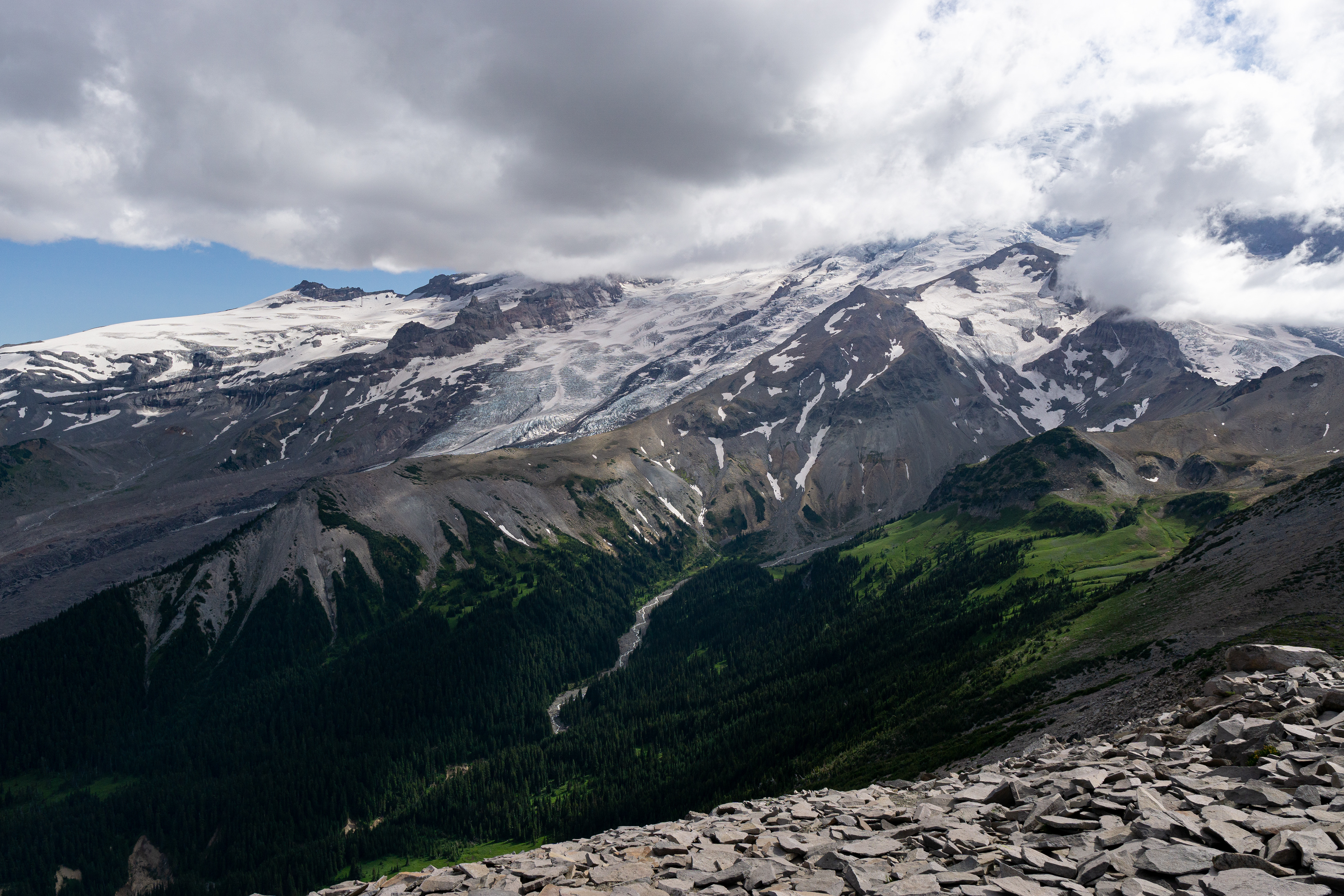 The colors of Mt. Rainier