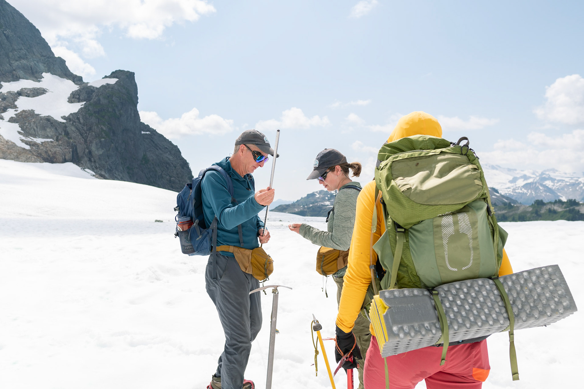 Glacial monitoring on the Lower Curtis Glacier