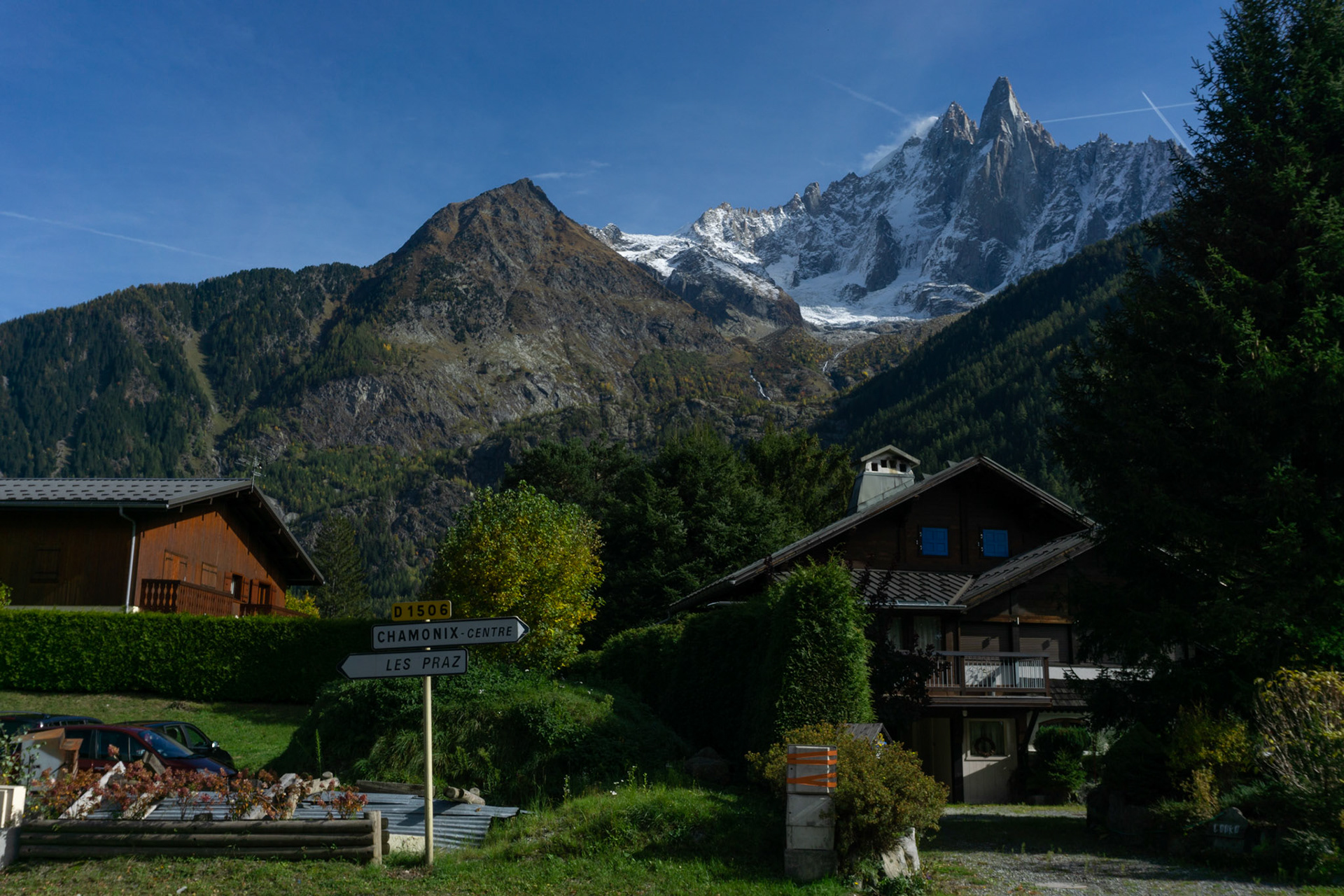 Hitchhiking back to Chamonix