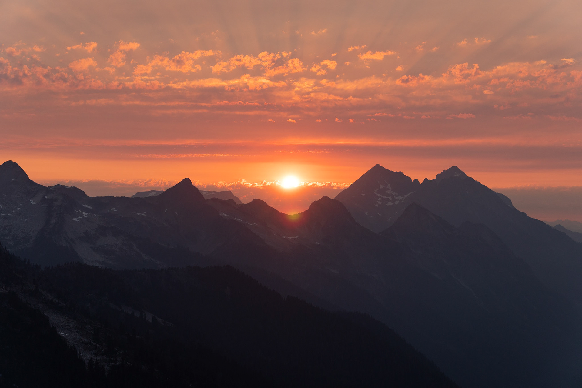 Sunset from the lookout