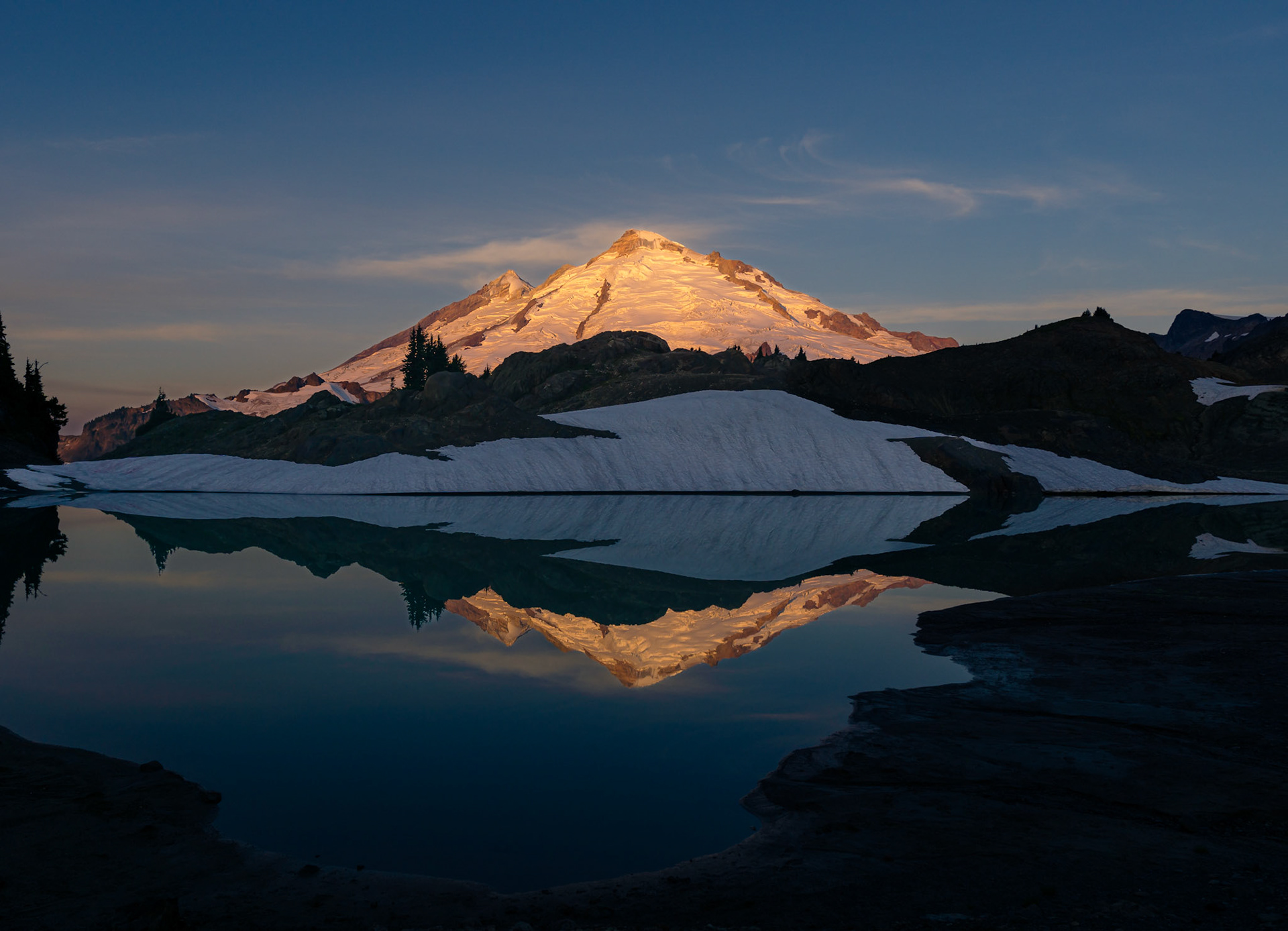 Sunrise on Mt. Baker