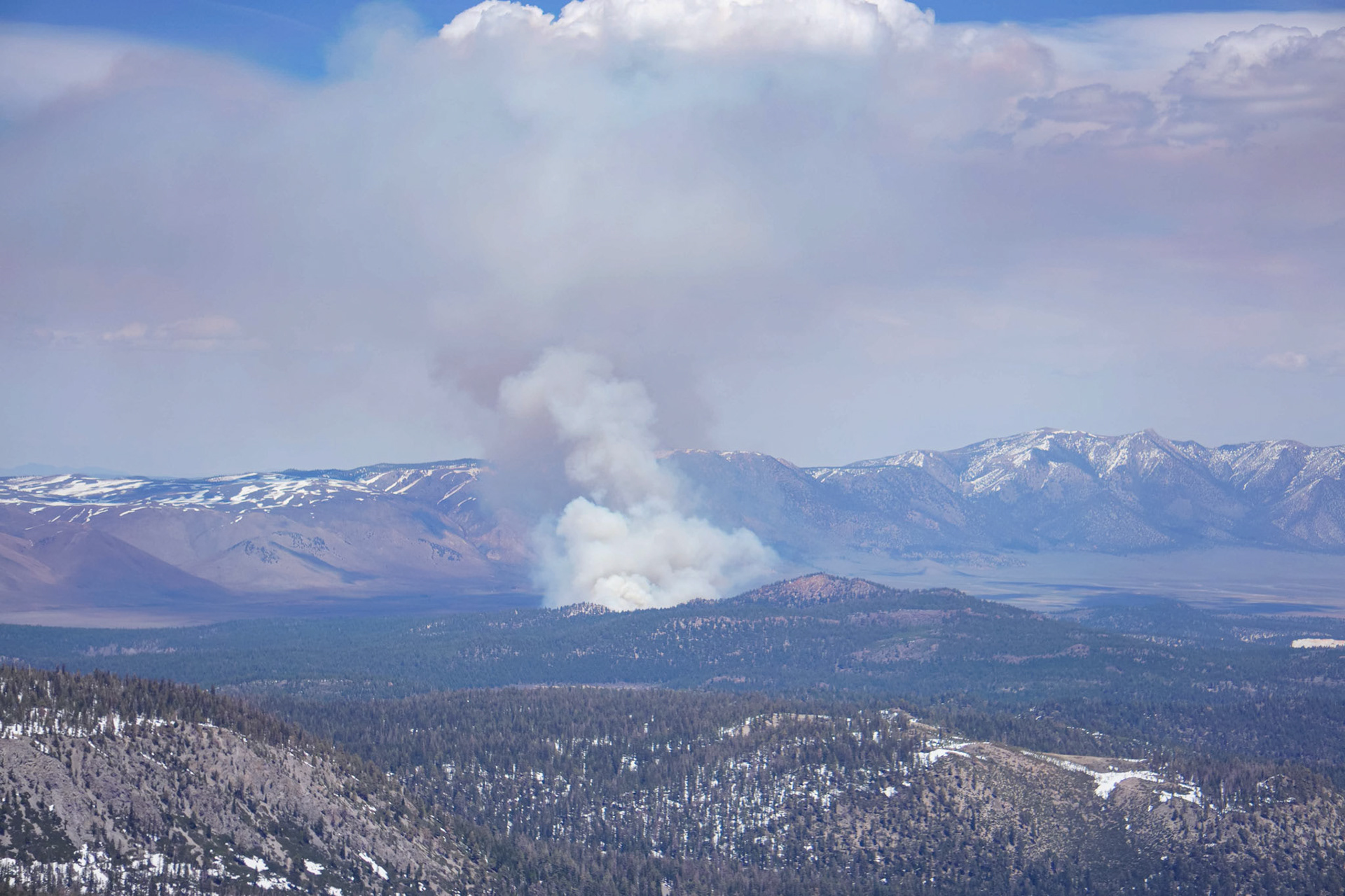 A controlled burn in the Long Valley