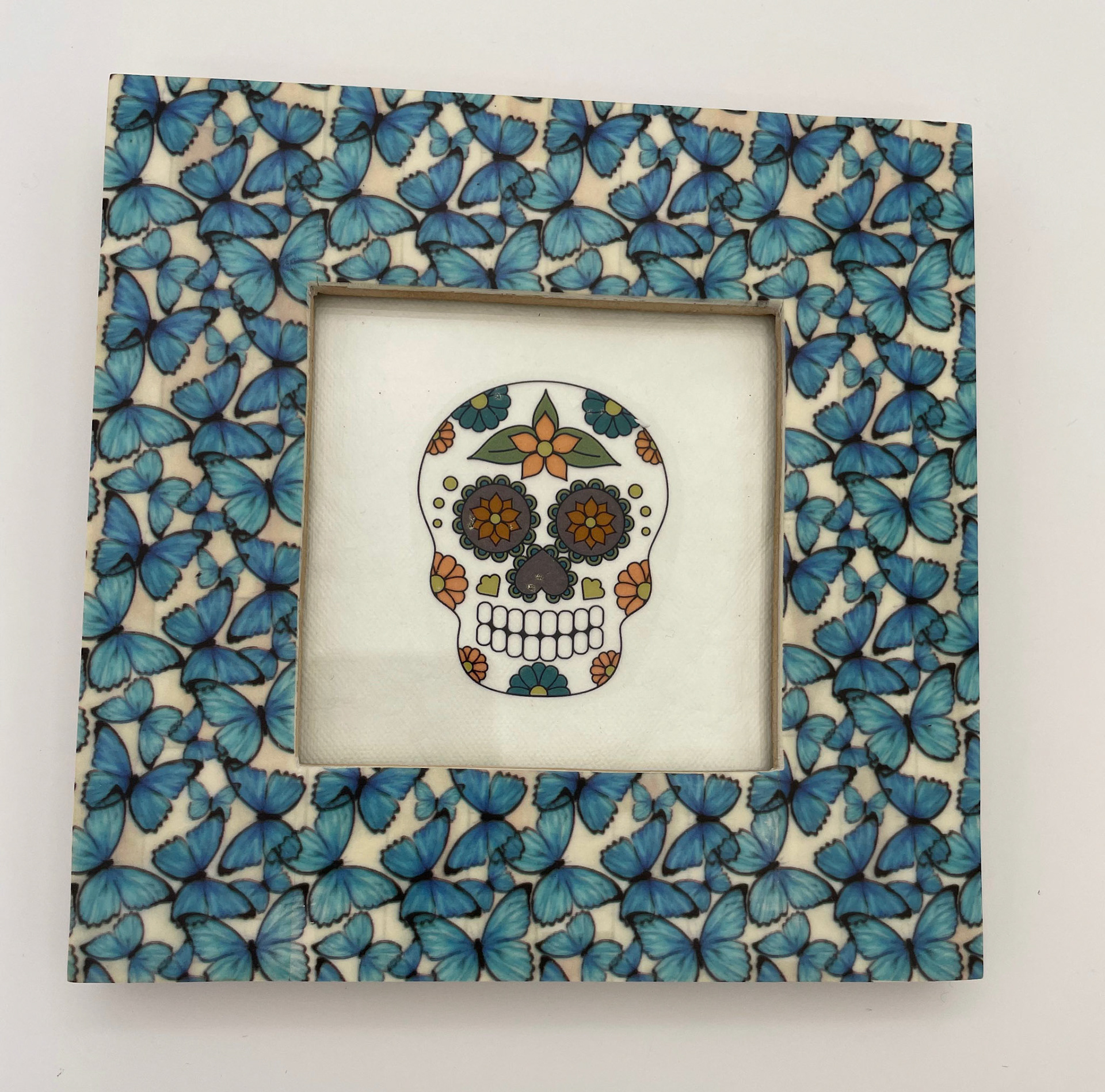Framed Fused Glass Tile
