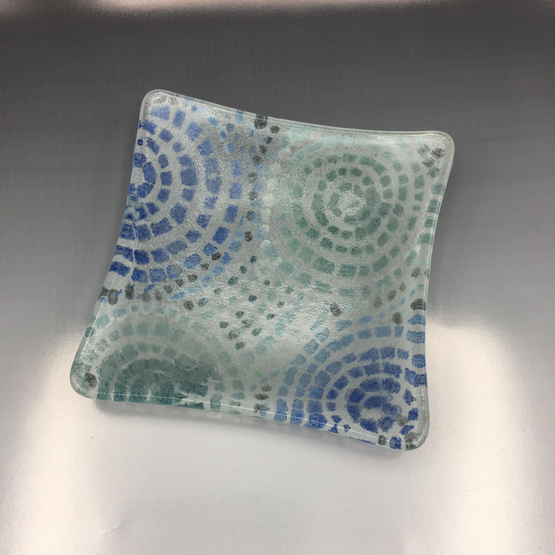 Blue Green Sm Dish
