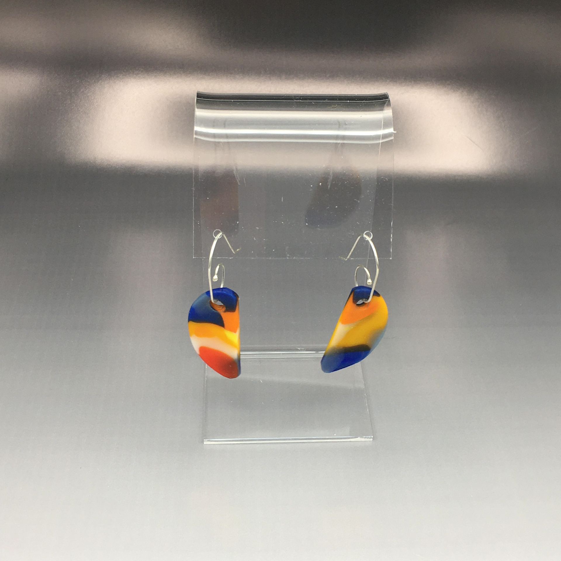 Thin Pattern Bar Earrings