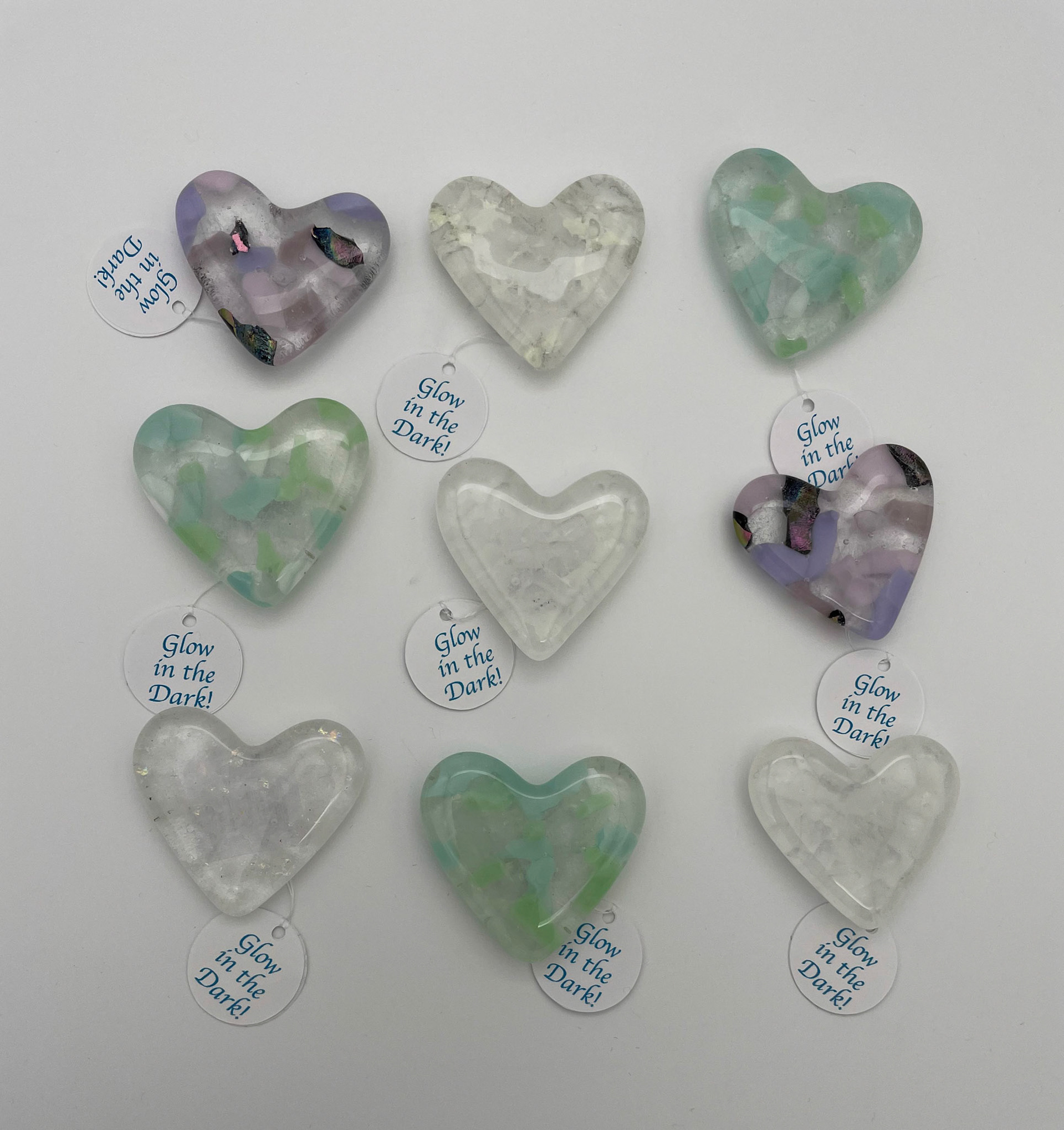 Glow in the Dark Pocket Hearts