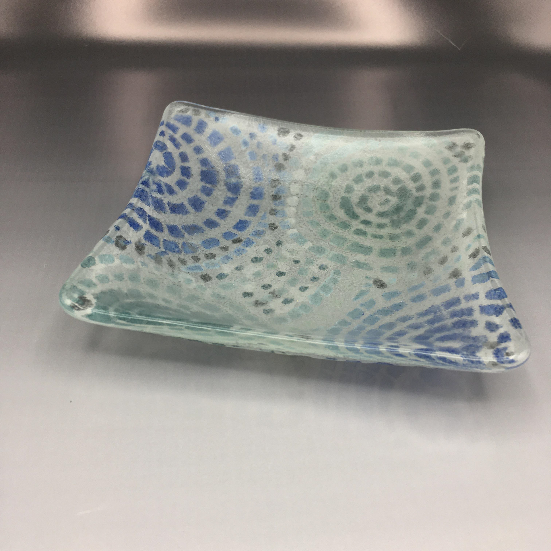 Blue Green Sm Dish