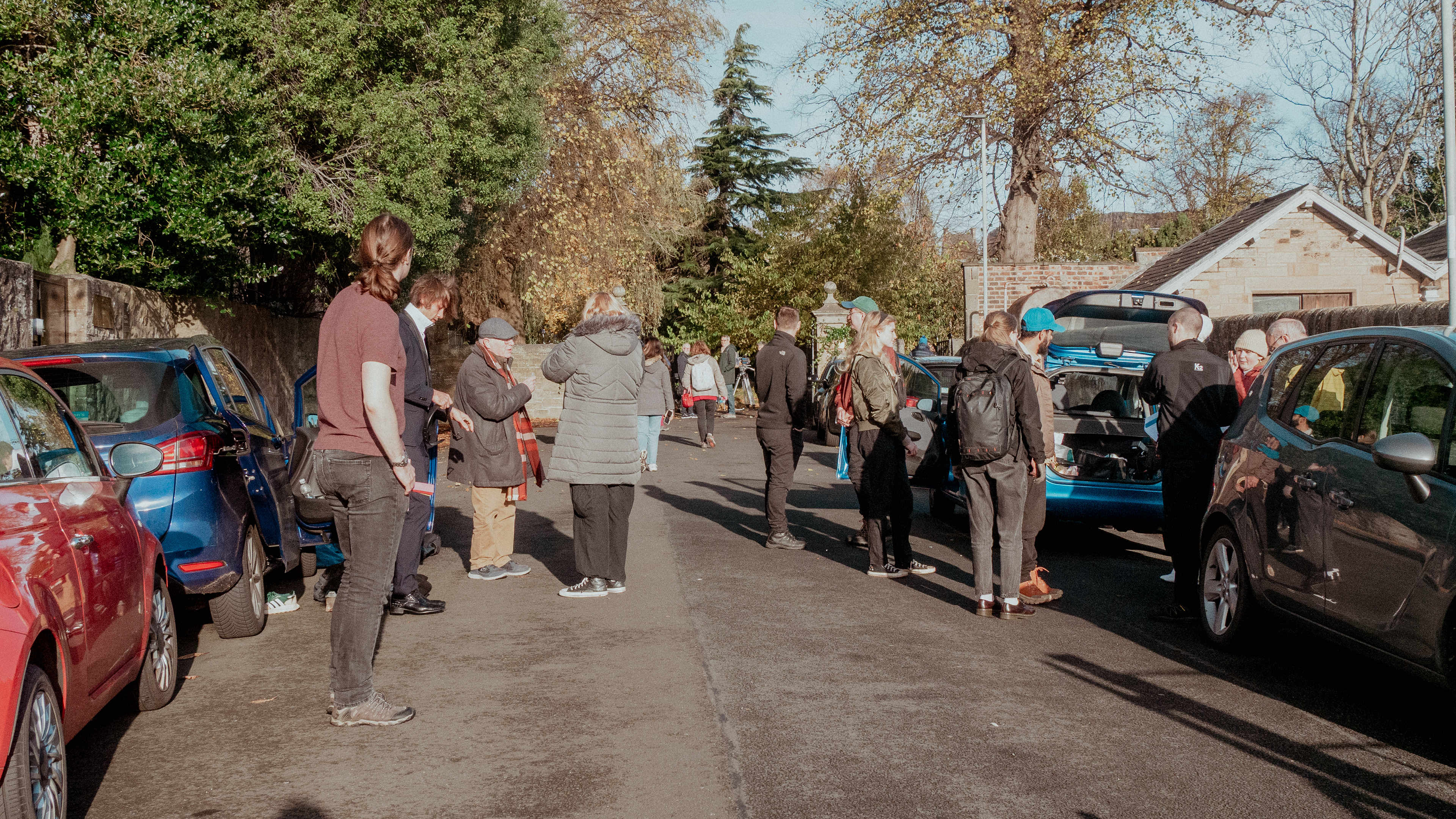 Arriving to the location