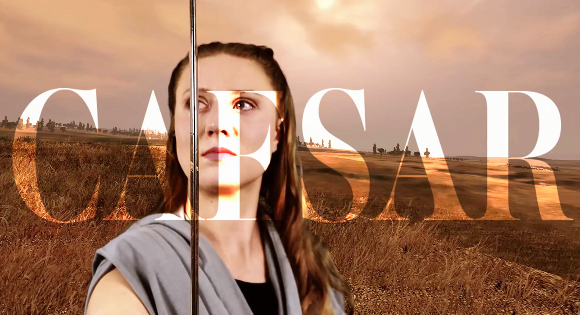 Digital graphic, Caesar, FSU/Asolo Conservatory, 2021.