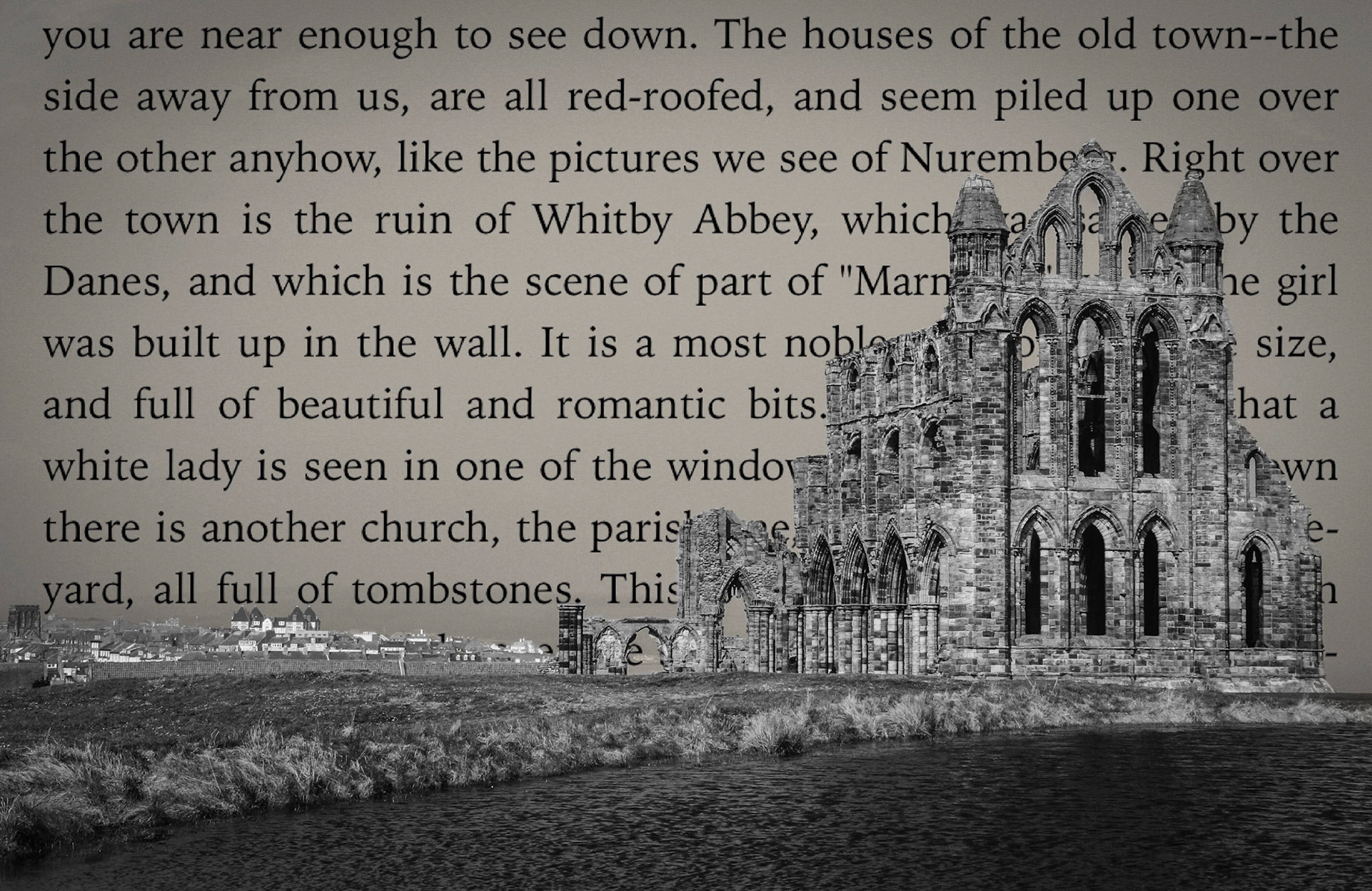 ‘The Ruin of Whitby Abbey’