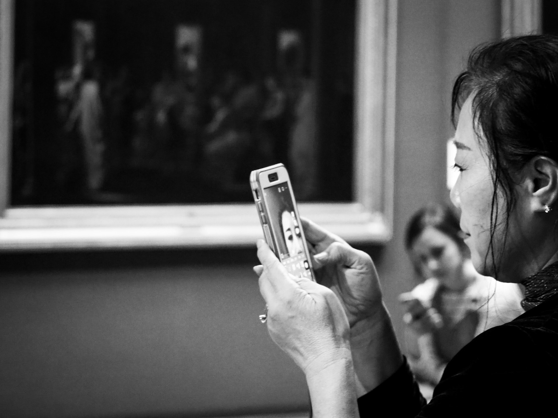 Instagram in a Gallery