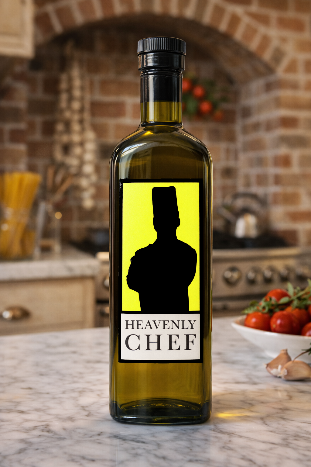 Conceptual Bottle Application. Artist's Rendering