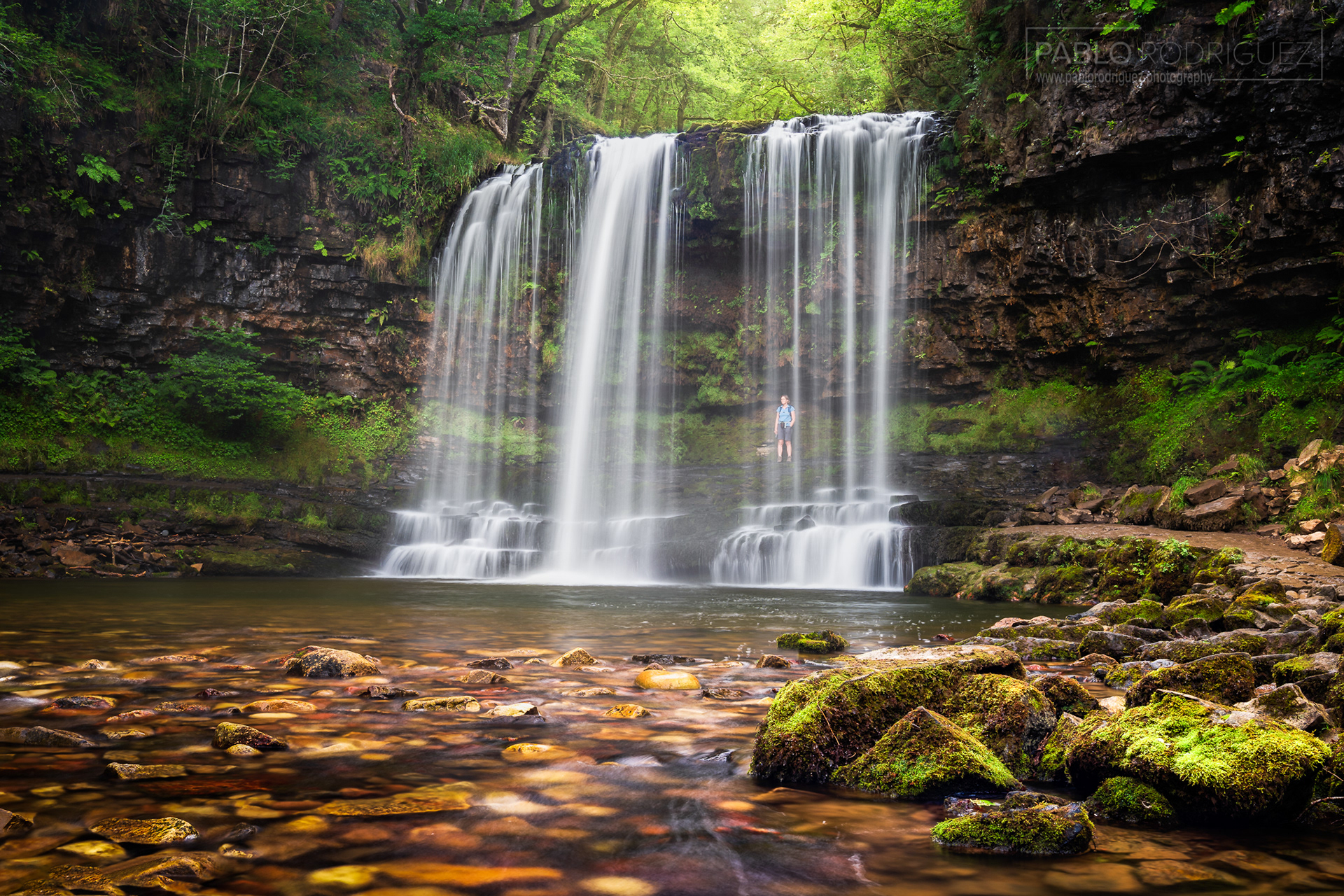 Sgwd yr Eira waterfall, Wales