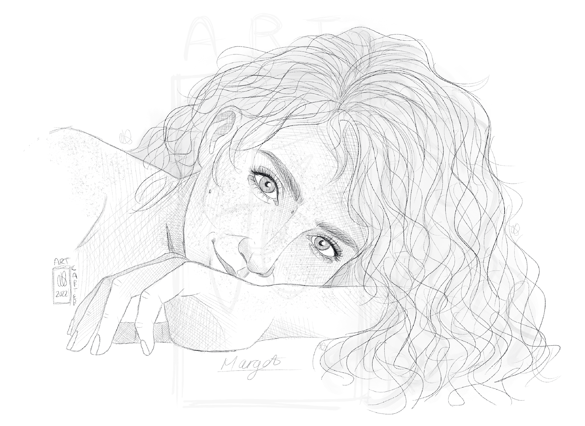 Lazy Birthday Mornings… [Margot Durand Sketch]