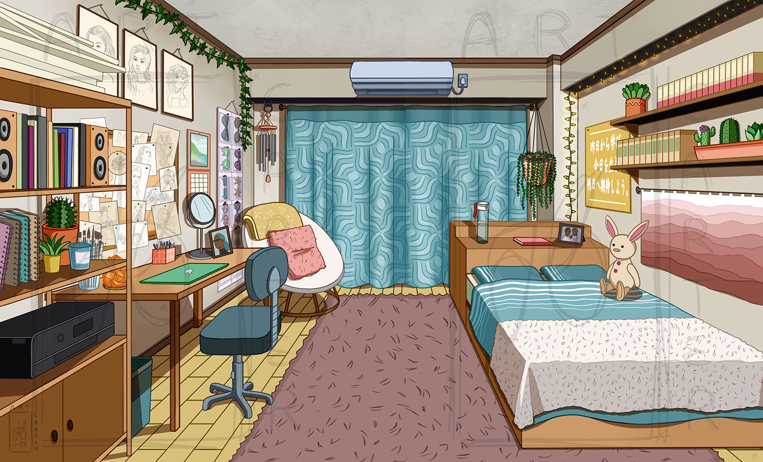 Asami Enatsu Dorm Room - My Hero Academia OC (2022)