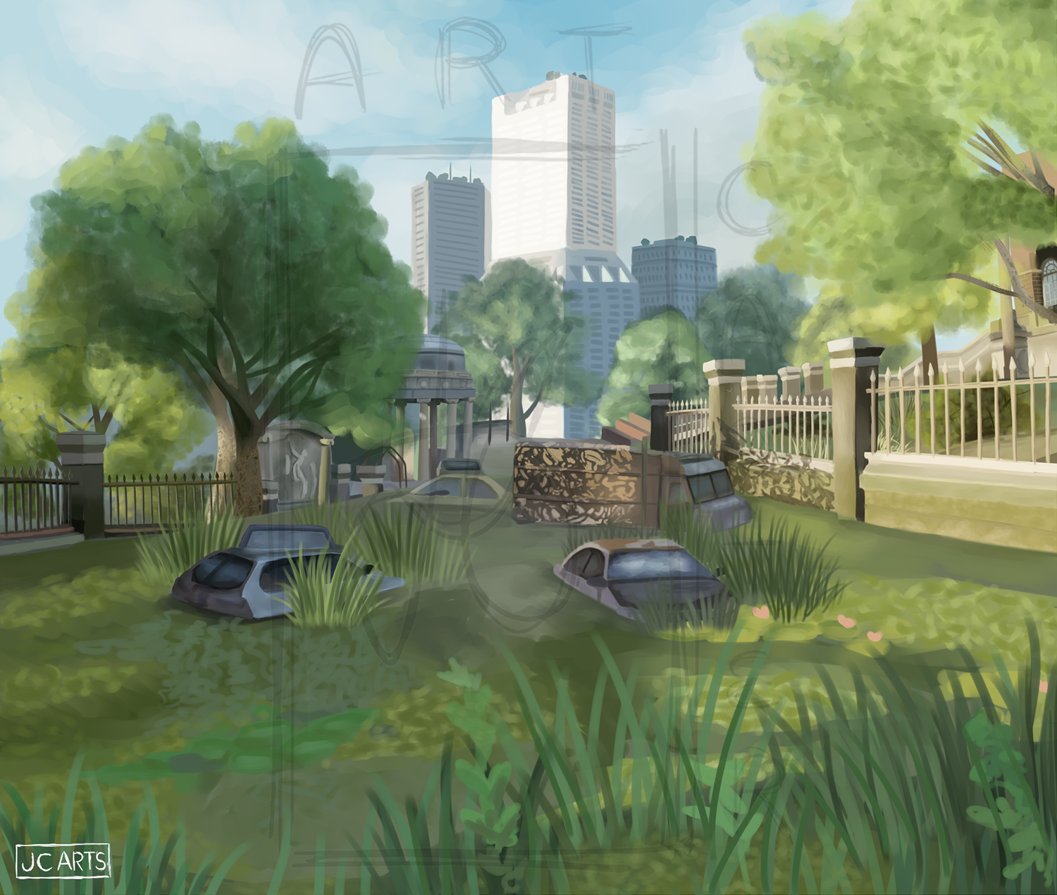 Video Game Scenery Study - The Last of Us (2018)