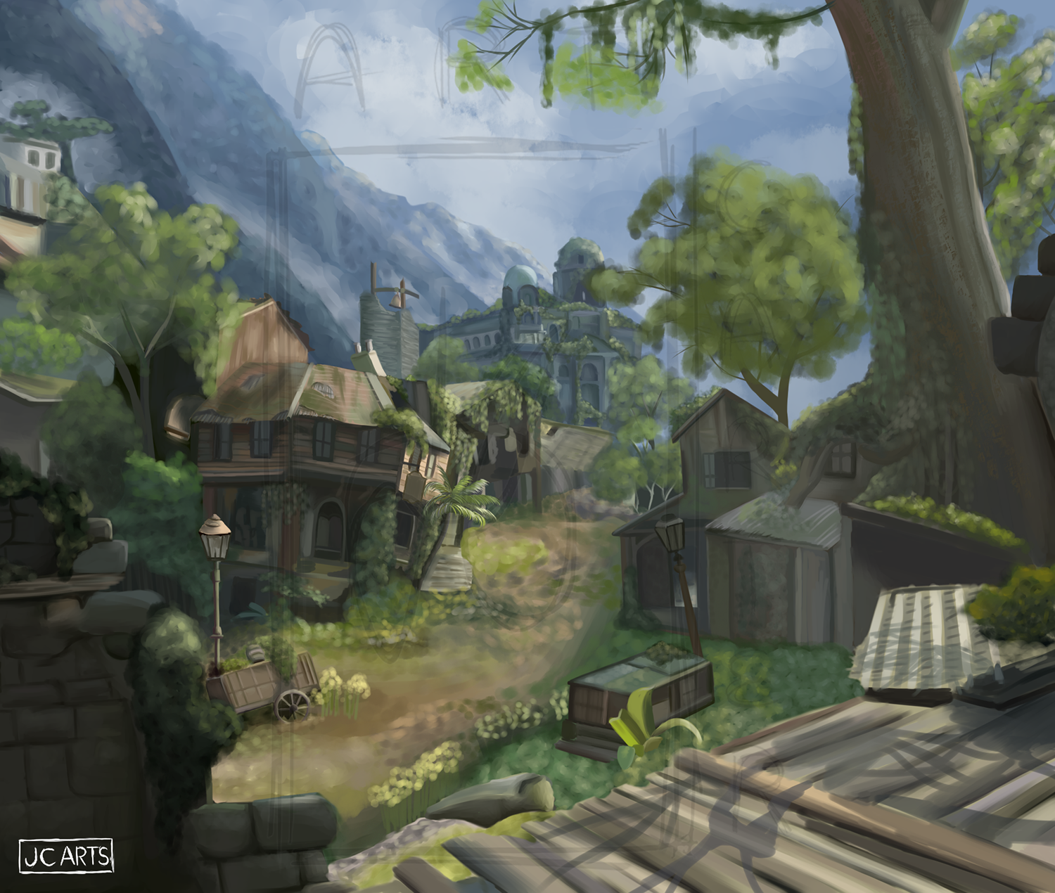 Video Game Scenery Study - Uncharted (2018)