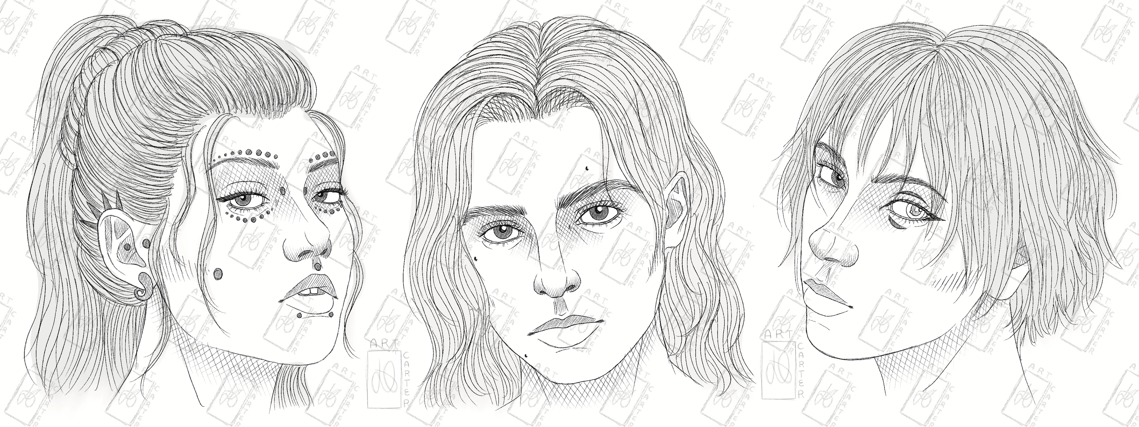 OC Portraits [Nymira Lanu - Essa Meeko - Labyrinth]