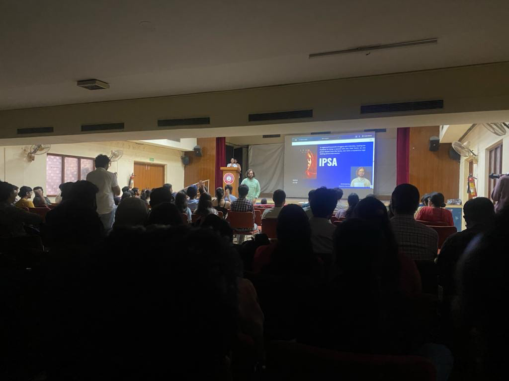 Audience at Birla Institute of Technology, Noida (BIT) for the screening of IPSA. 