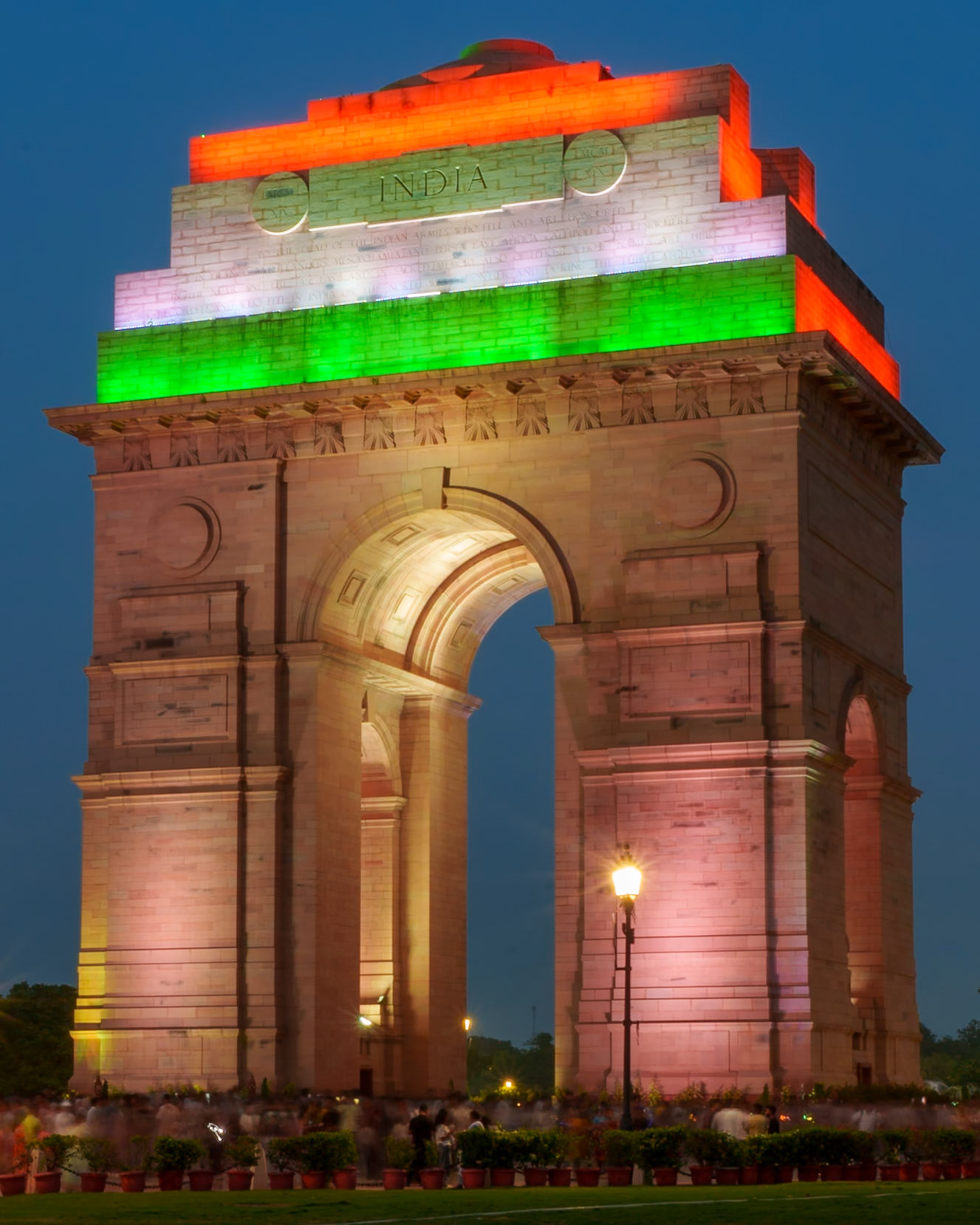 India Gate after Sunset