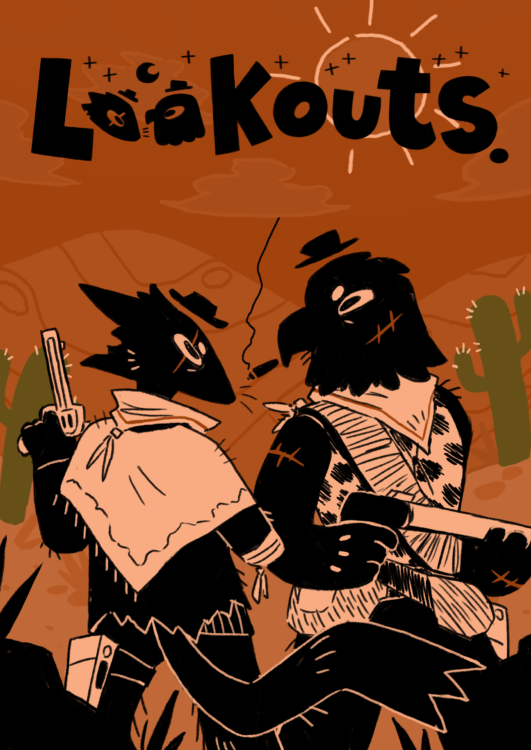 Fan Poster for "Lookouts" on Itch.io