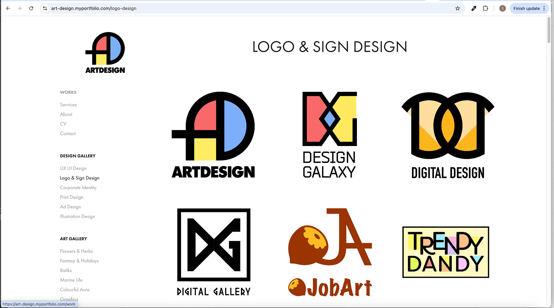 DESIGN GALLERY Subpage