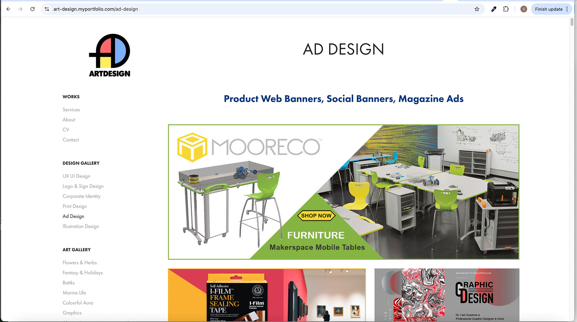 DESIGN GALLERY Subpage