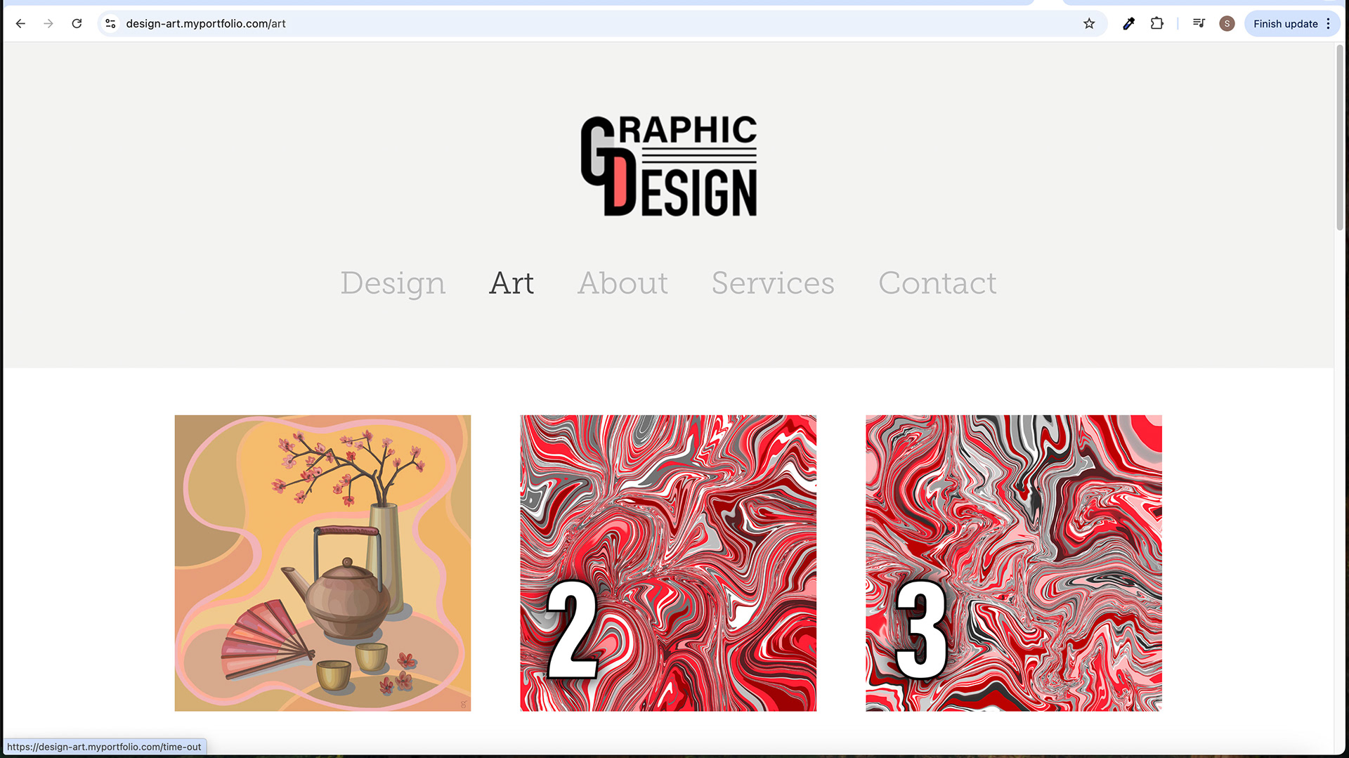 Design Screen - Image Hover Effect