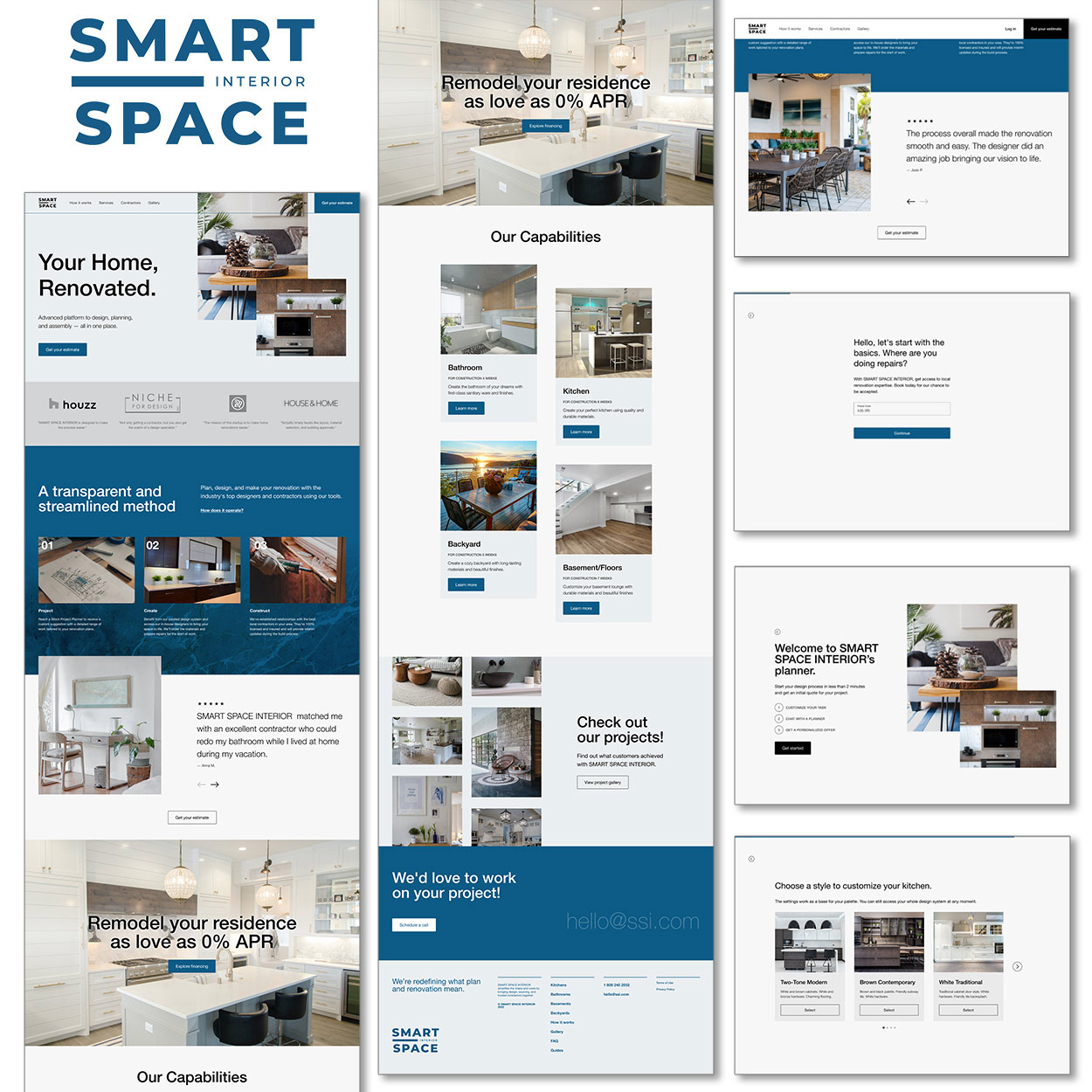 Project Overview - Branding & Desktop Screens
