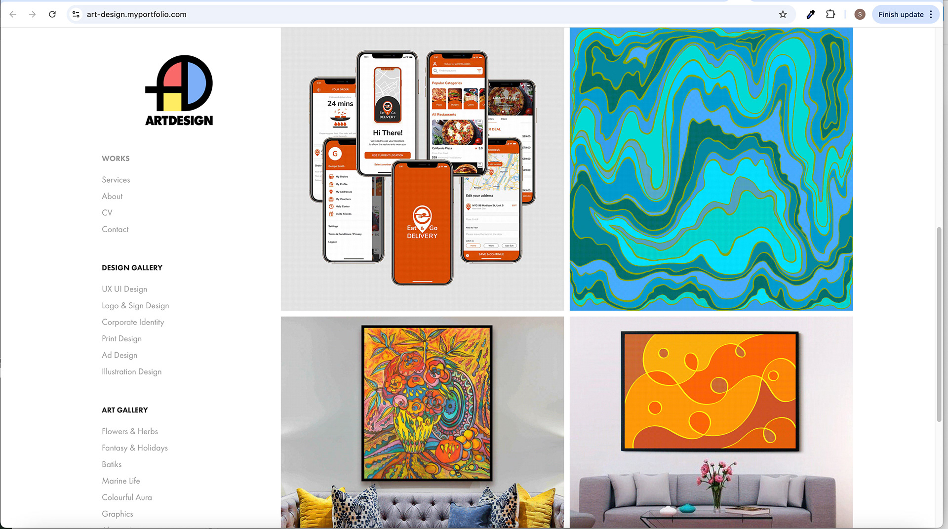 Home Screen with GIF Animation